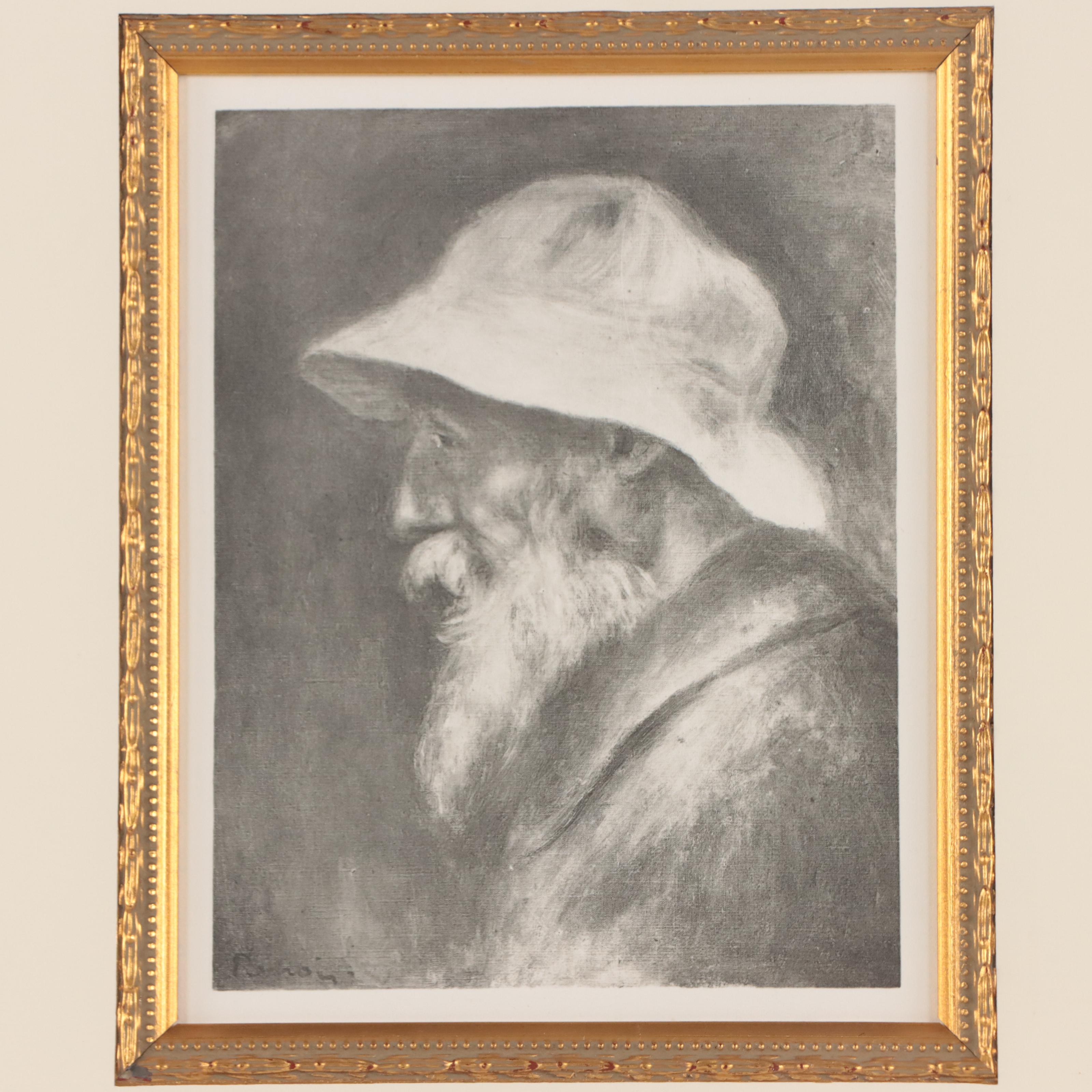 Collotype After Pierre-Auguste Renoir "Self-Portrait"