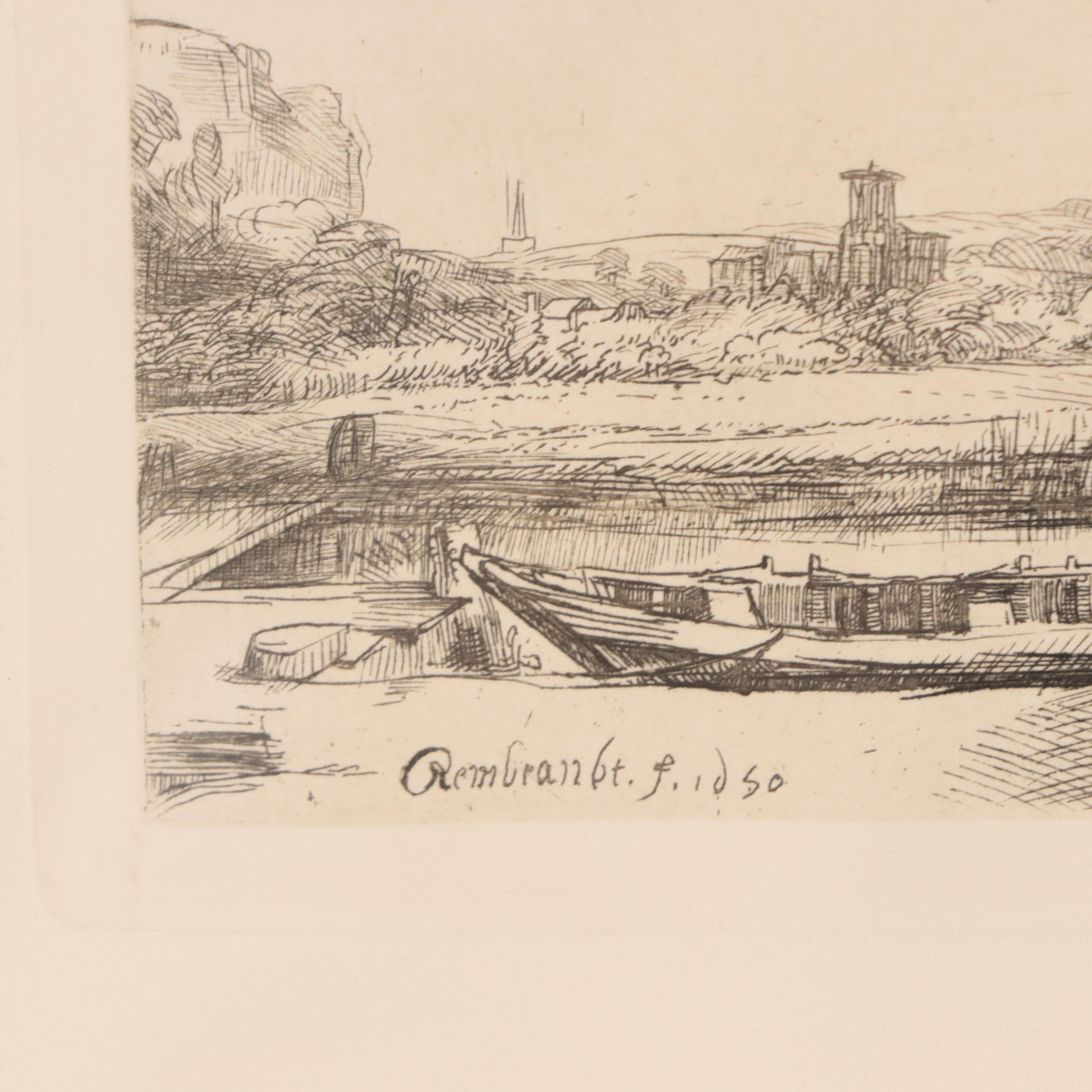 Amand-Durand Restrike Etching After Rembrandt van Rijn