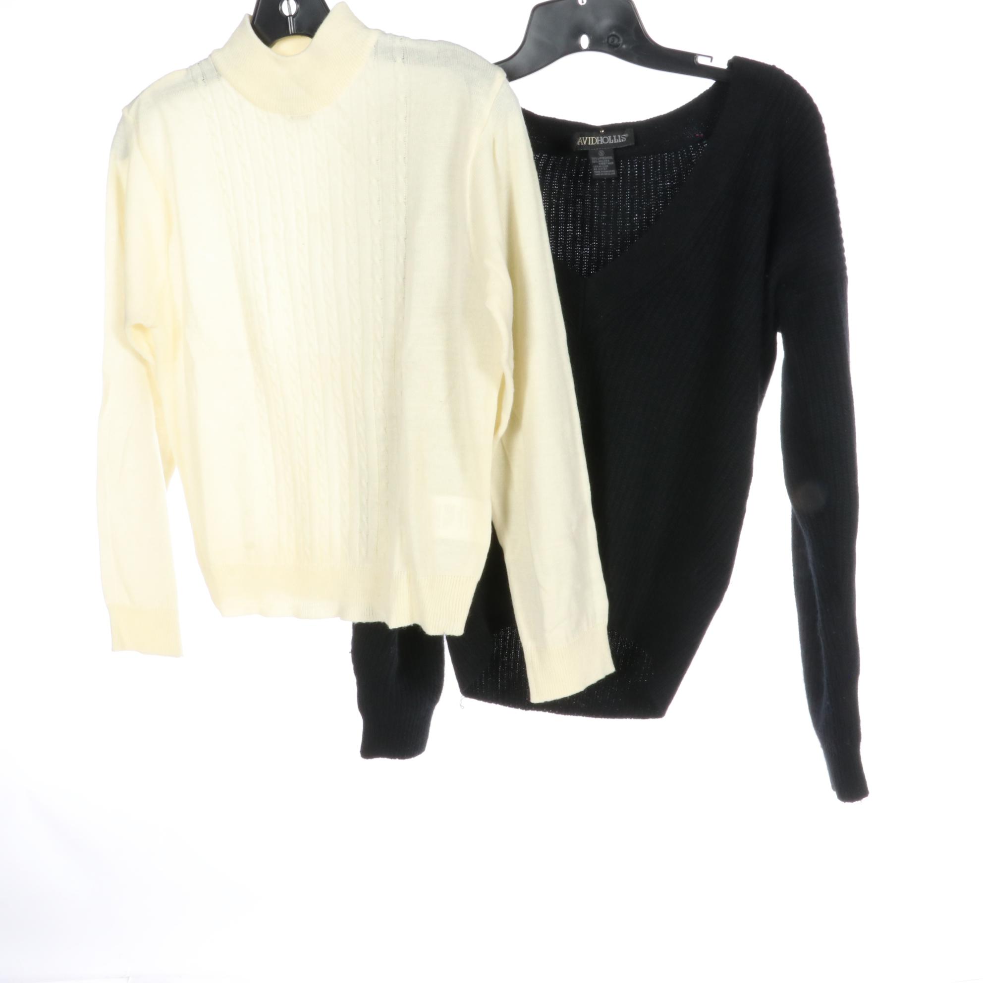 Anna Milani Turtleneck Sweater in Lambswool and Other Knits