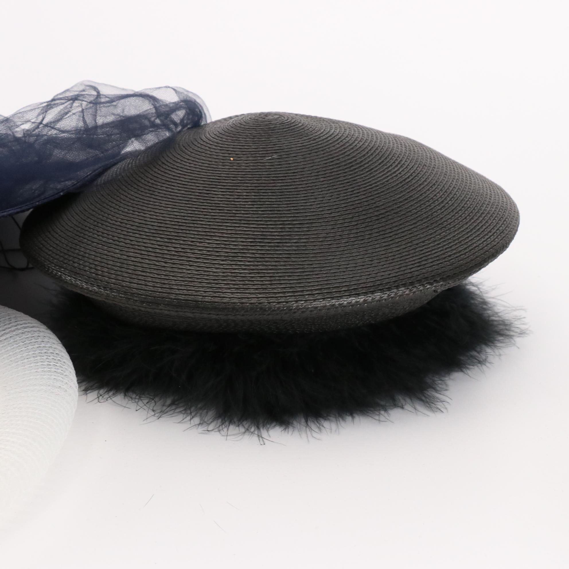 Ruth Alan Decorative Wide Brim Hat and Other Decorative Woven Straw Hats