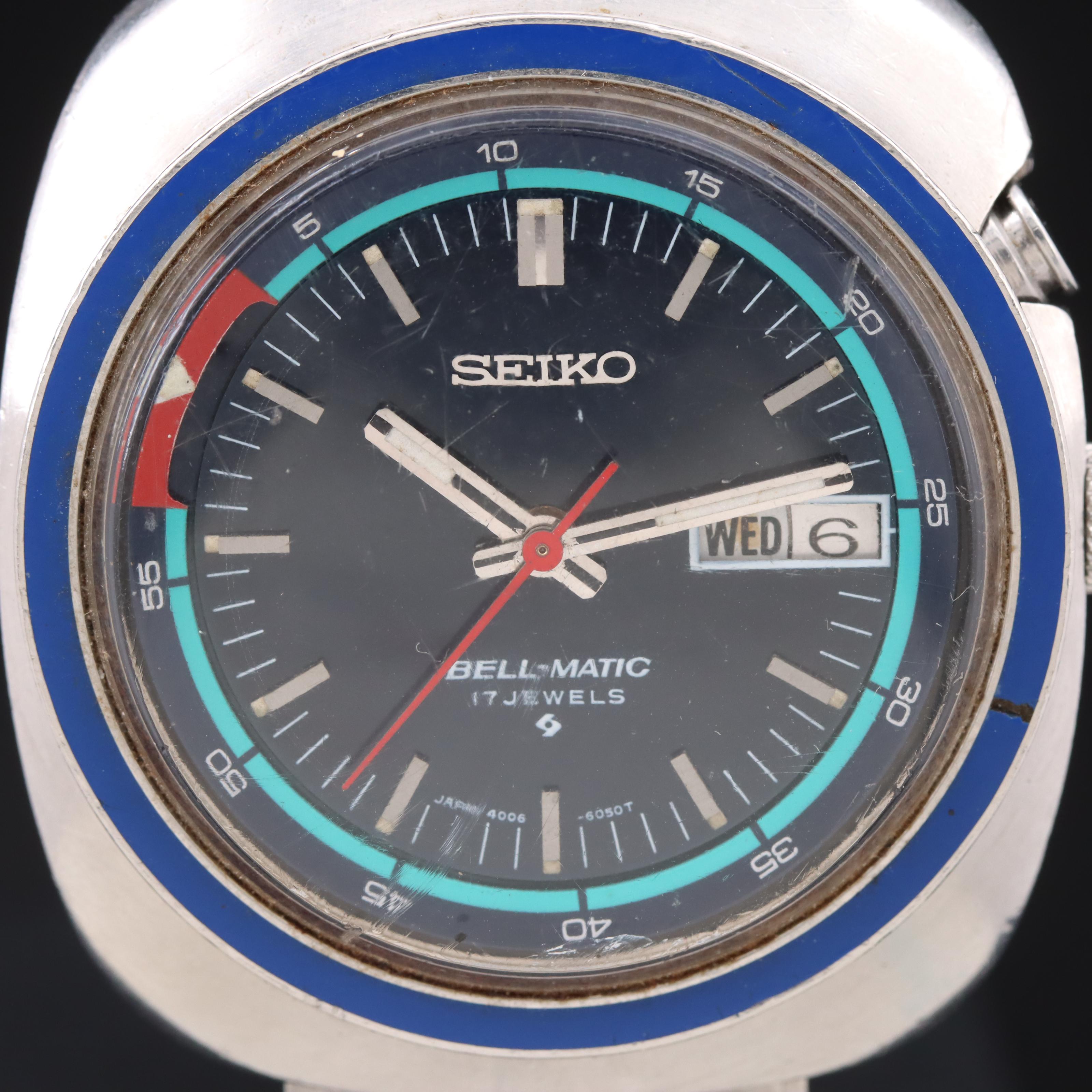 1970s Seiko Bell Matic Alarm Watch