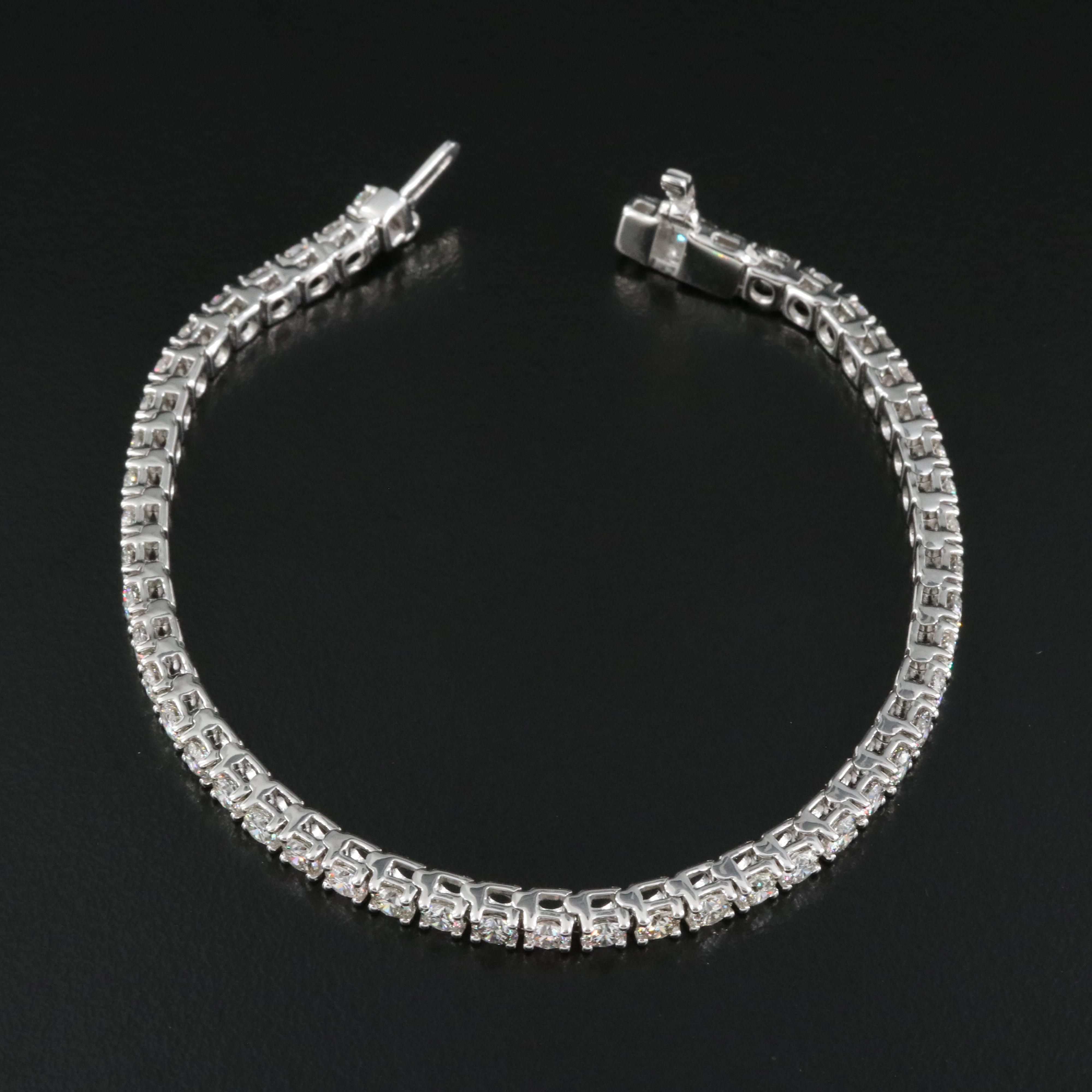 14K 5.90 CTW Lab Grown Diamond Line Bracelet