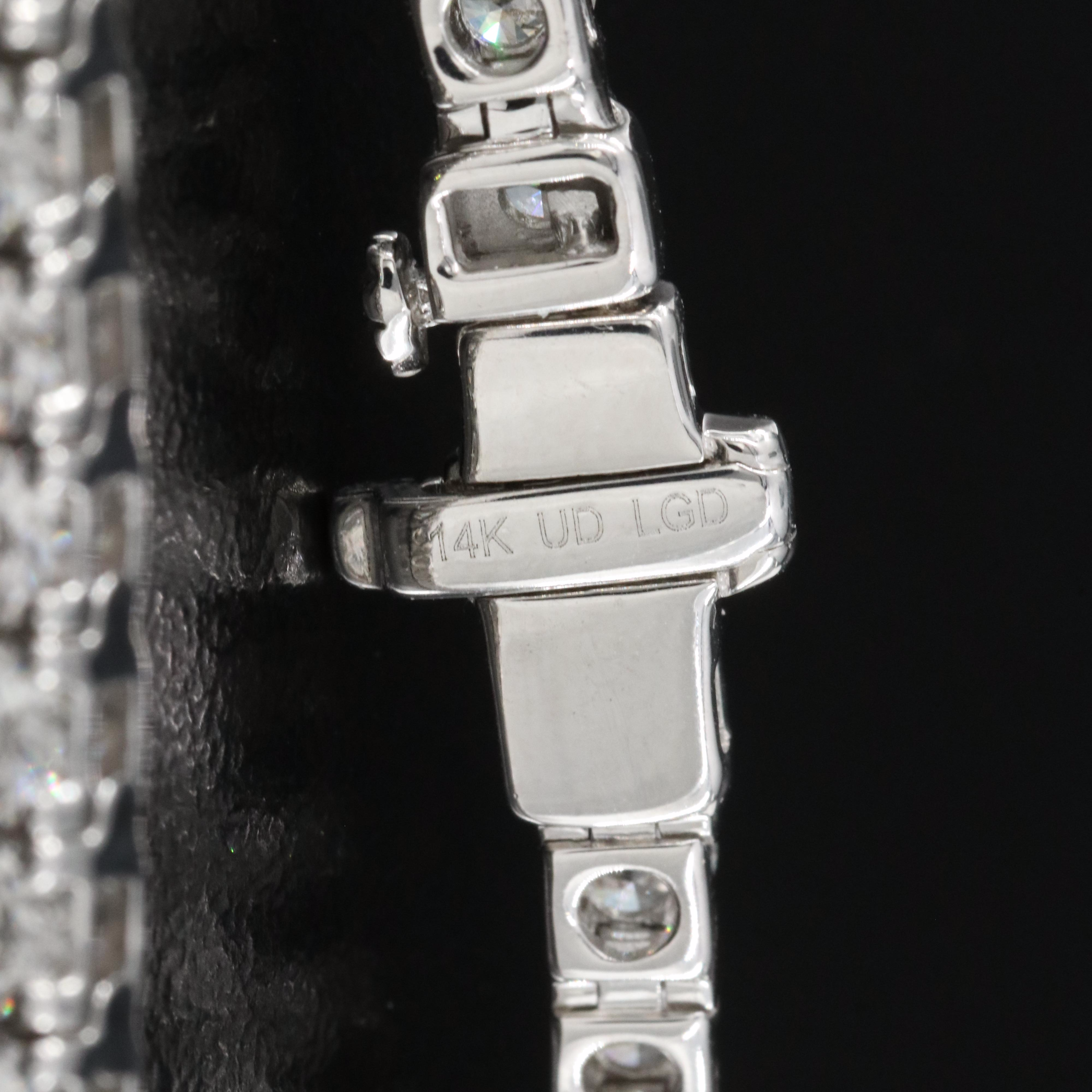 14K 5.90 CTW Lab Grown Diamond Line Bracelet