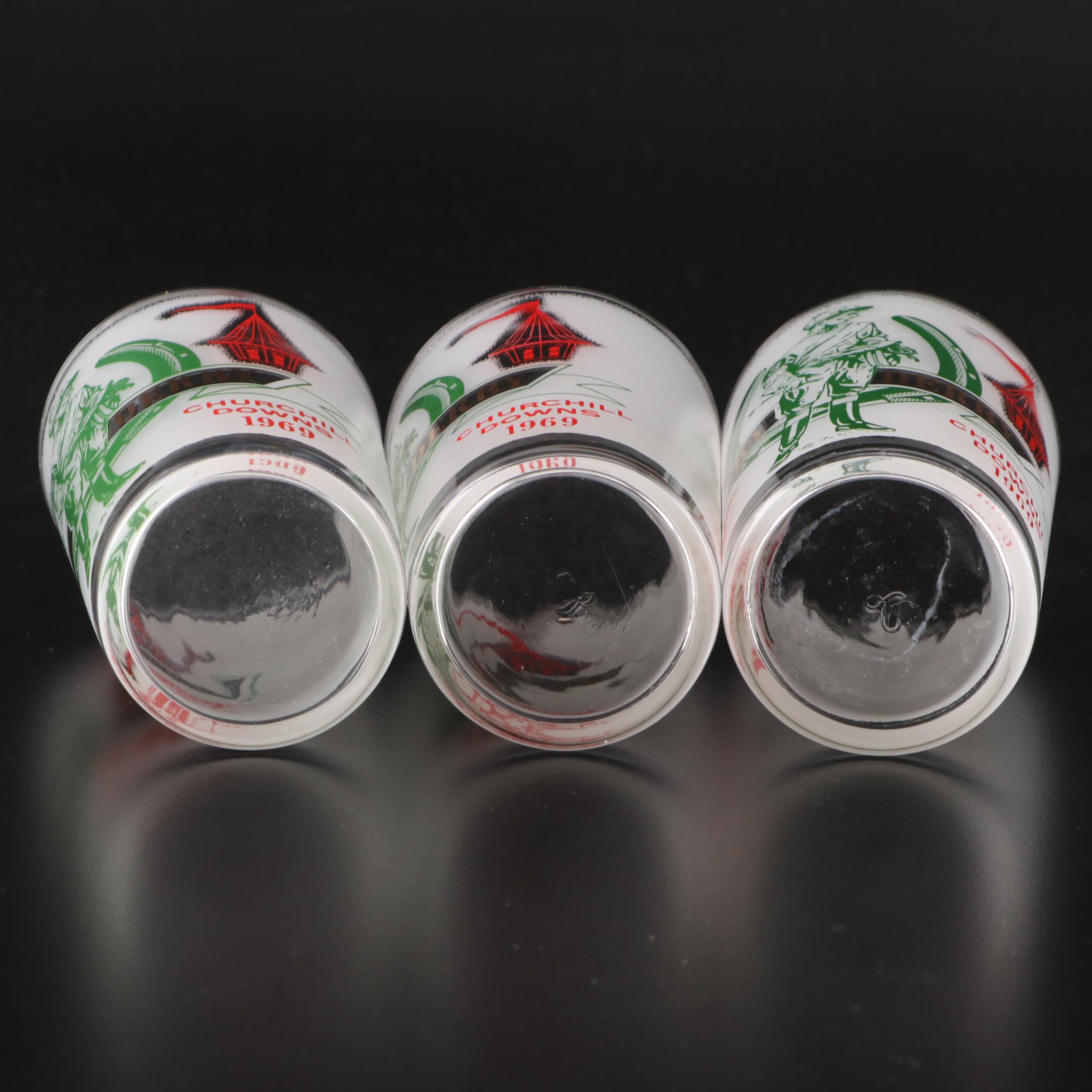 Libbey Kentucky Derby Collectible Mint Julep Glasses, Mid to Late 20th Century