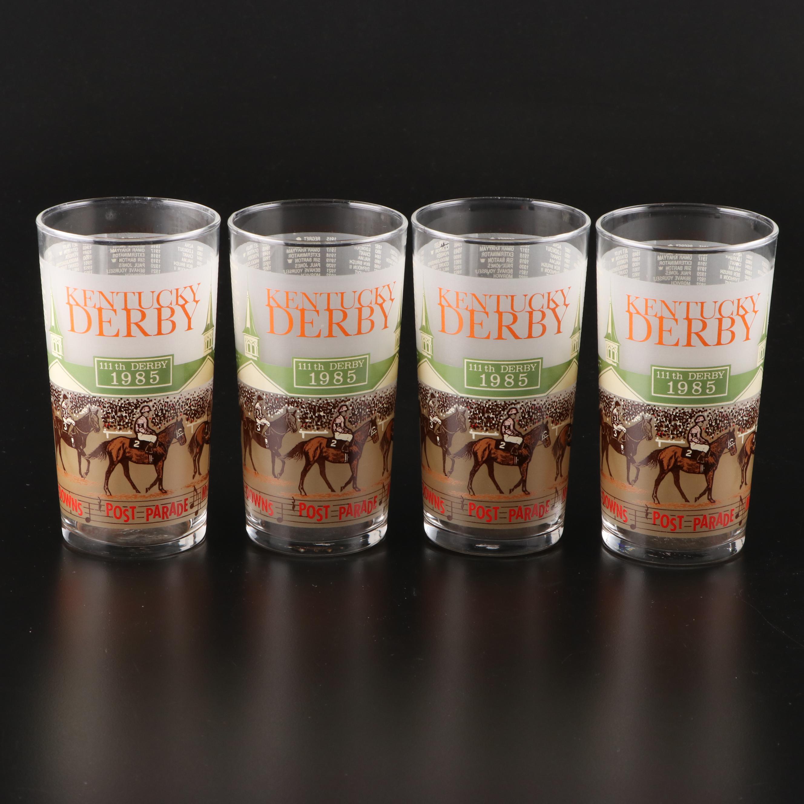 Libbey Kentucky Derby Collectible Mint Julep Glasses, Mid to Late 20th Century