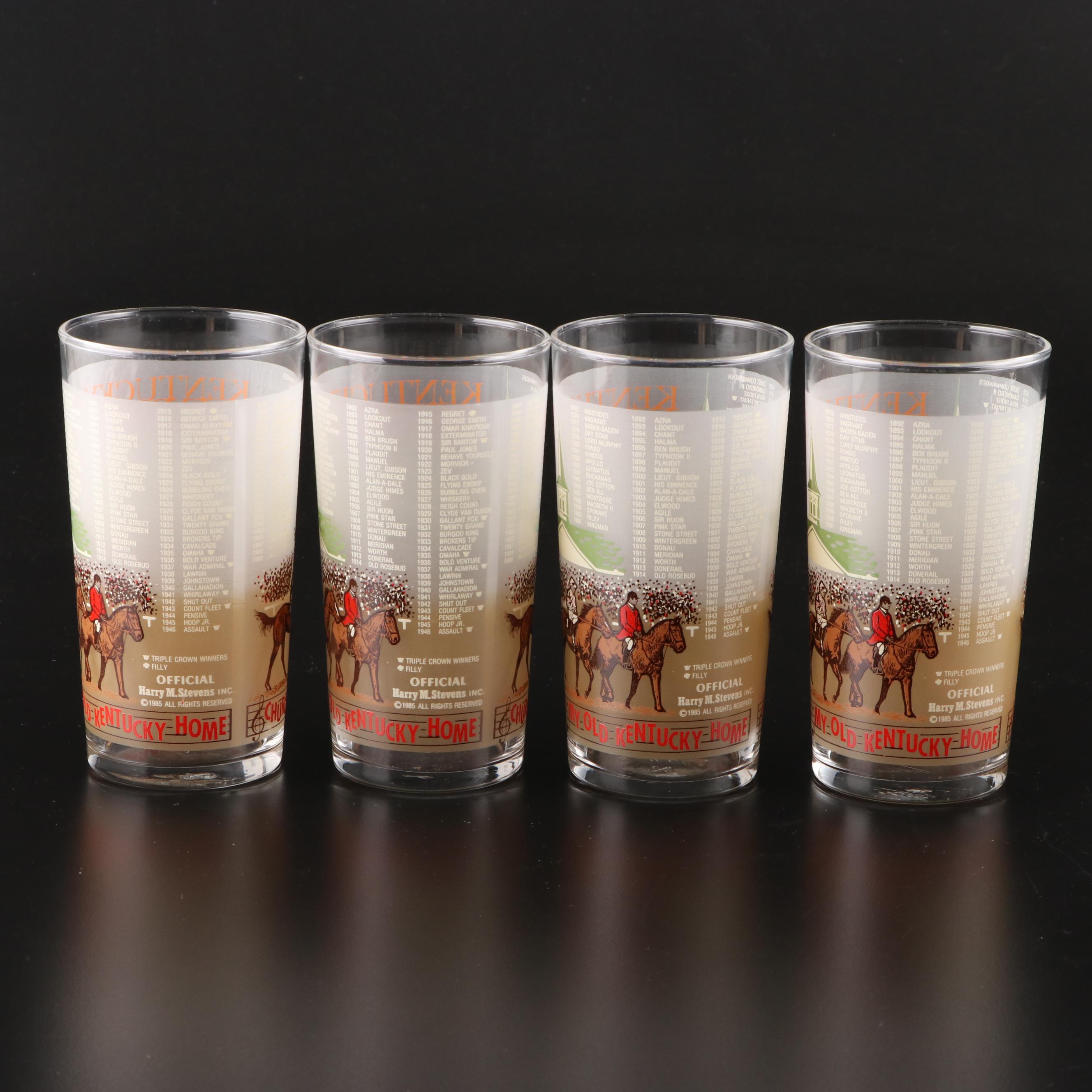 Libbey Kentucky Derby Collectible Mint Julep Glasses, Mid to Late 20th Century