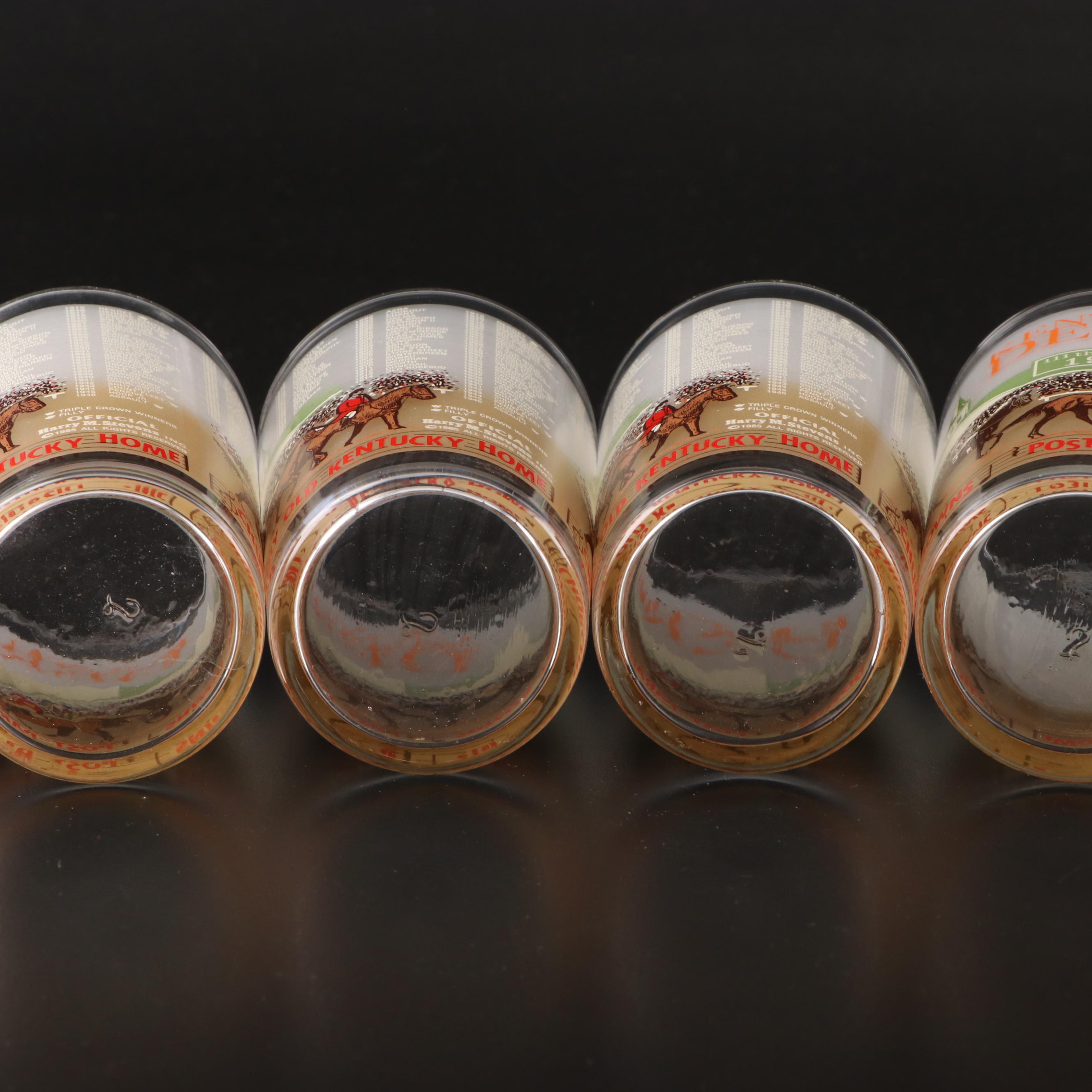 Libbey Kentucky Derby Collectible Mint Julep Glasses, Mid to Late 20th Century