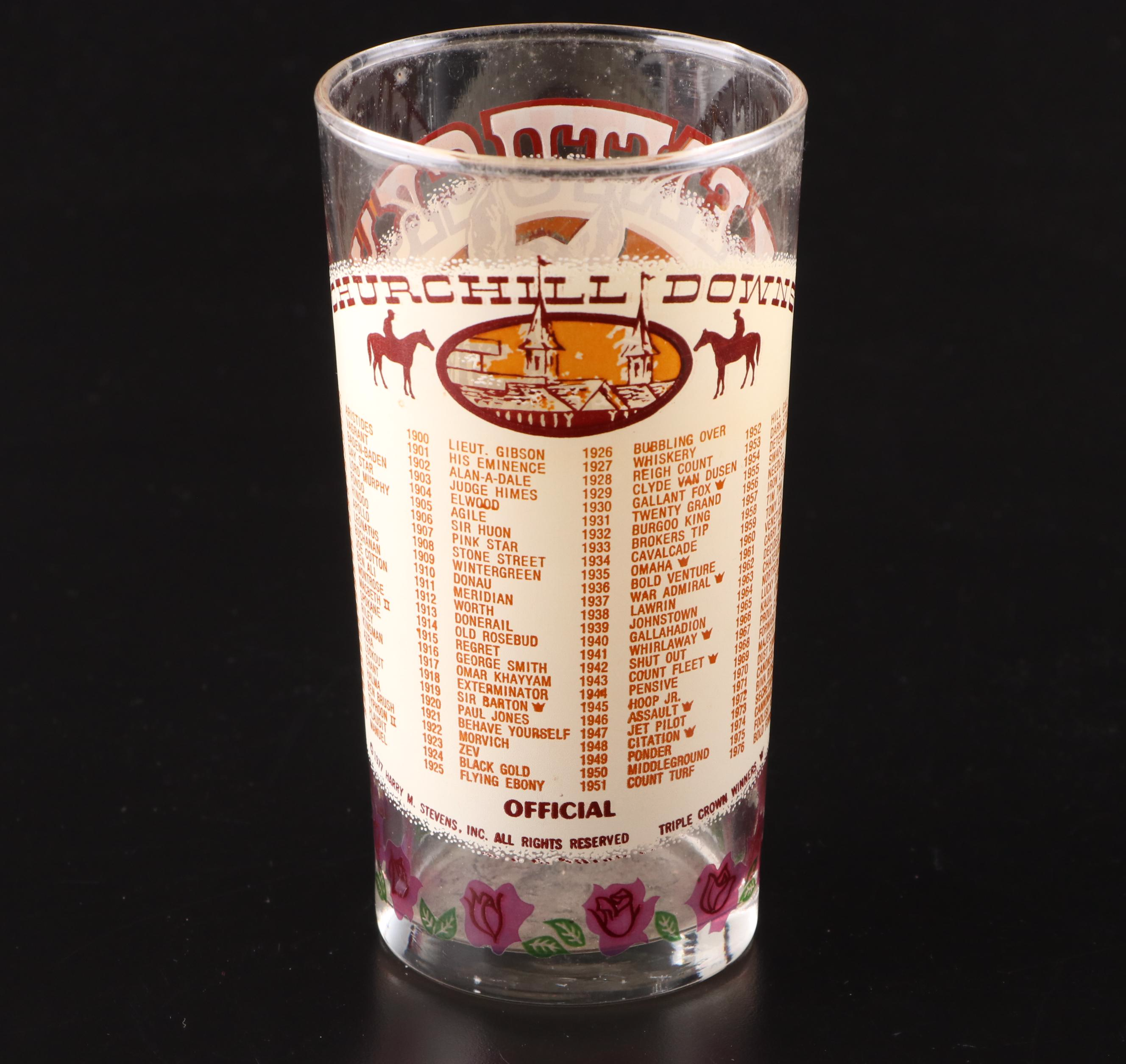 Libbey Kentucky Derby Collectible Mint Julep Glasses, Mid to Late 20th Century