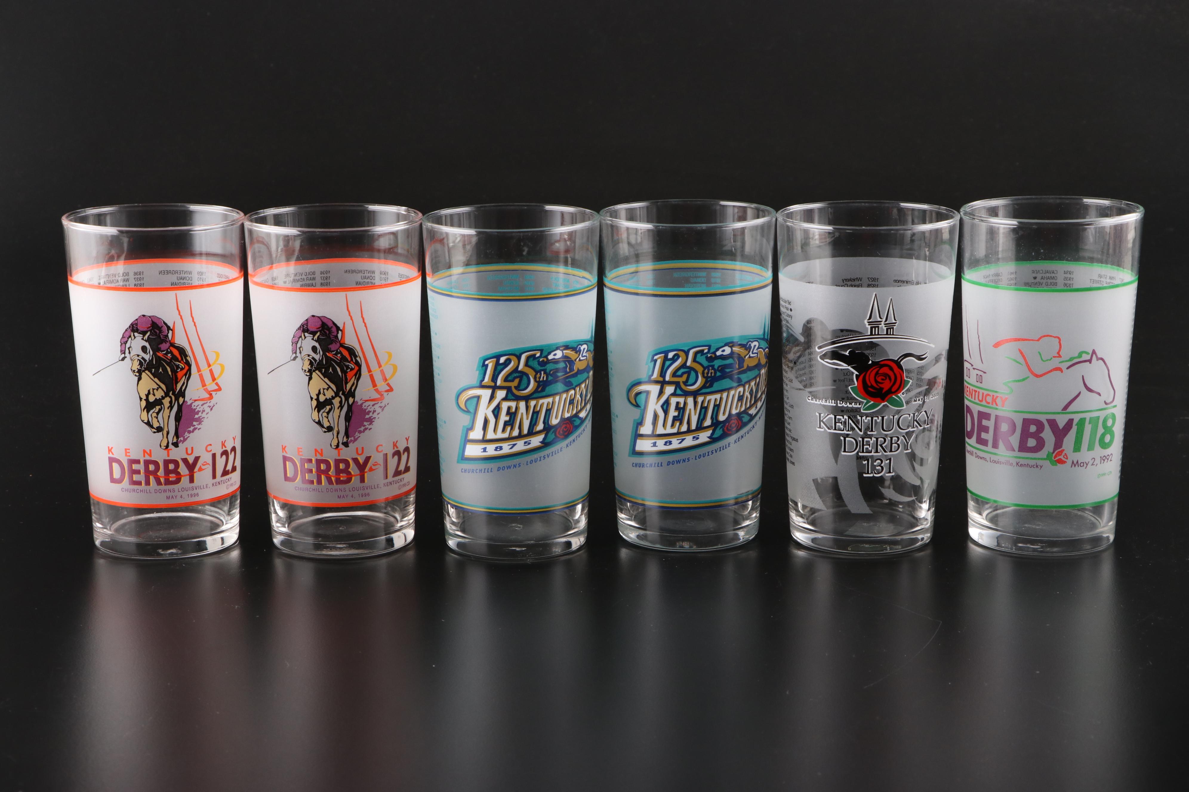 Libbey Kentucky Derby Collectible Mint Julep Glasses, Mid to Late 20th Century