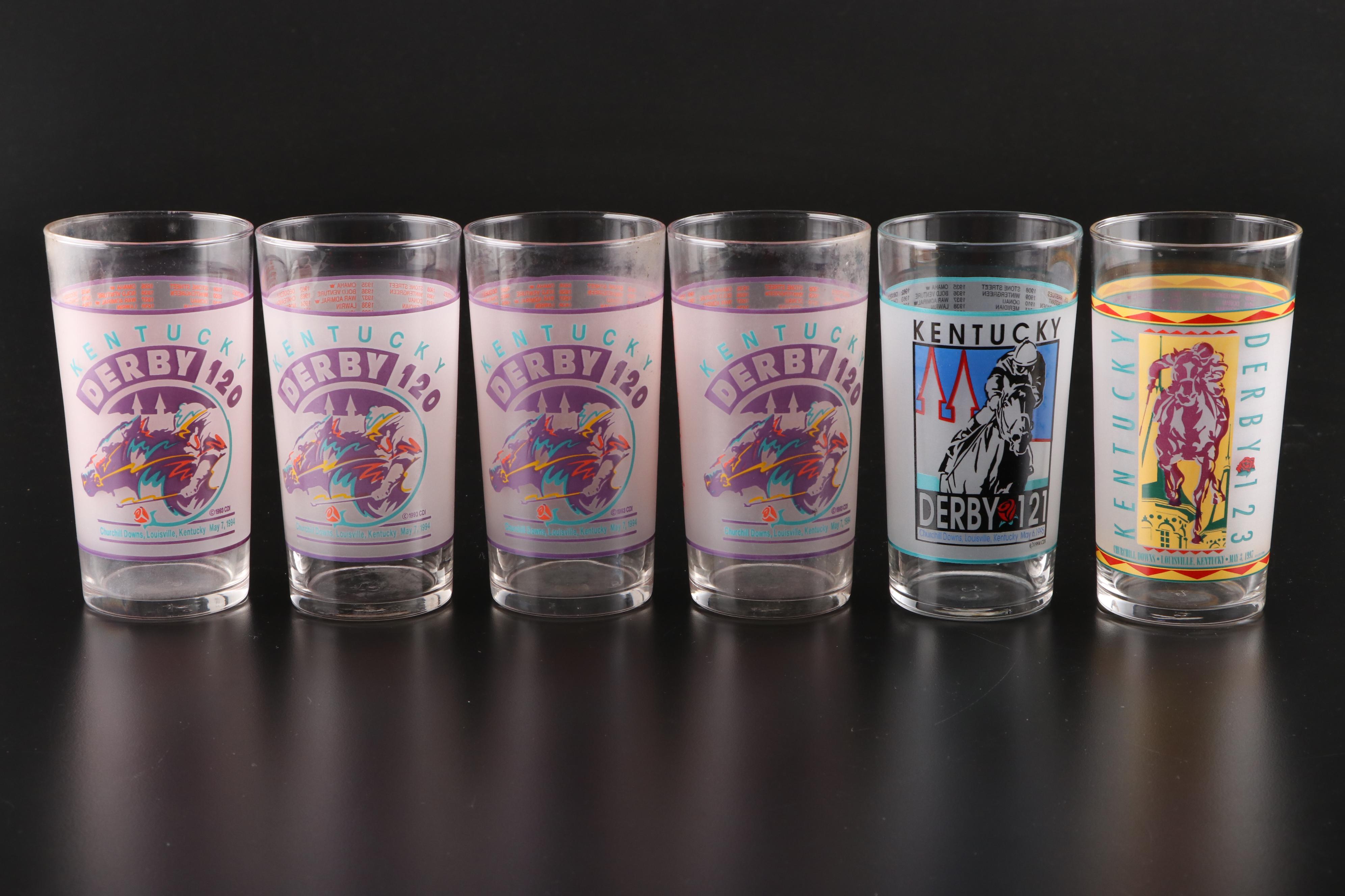 Libbey Kentucky Derby Collectible Mint Julep Glasses, Mid to Late 20th Century