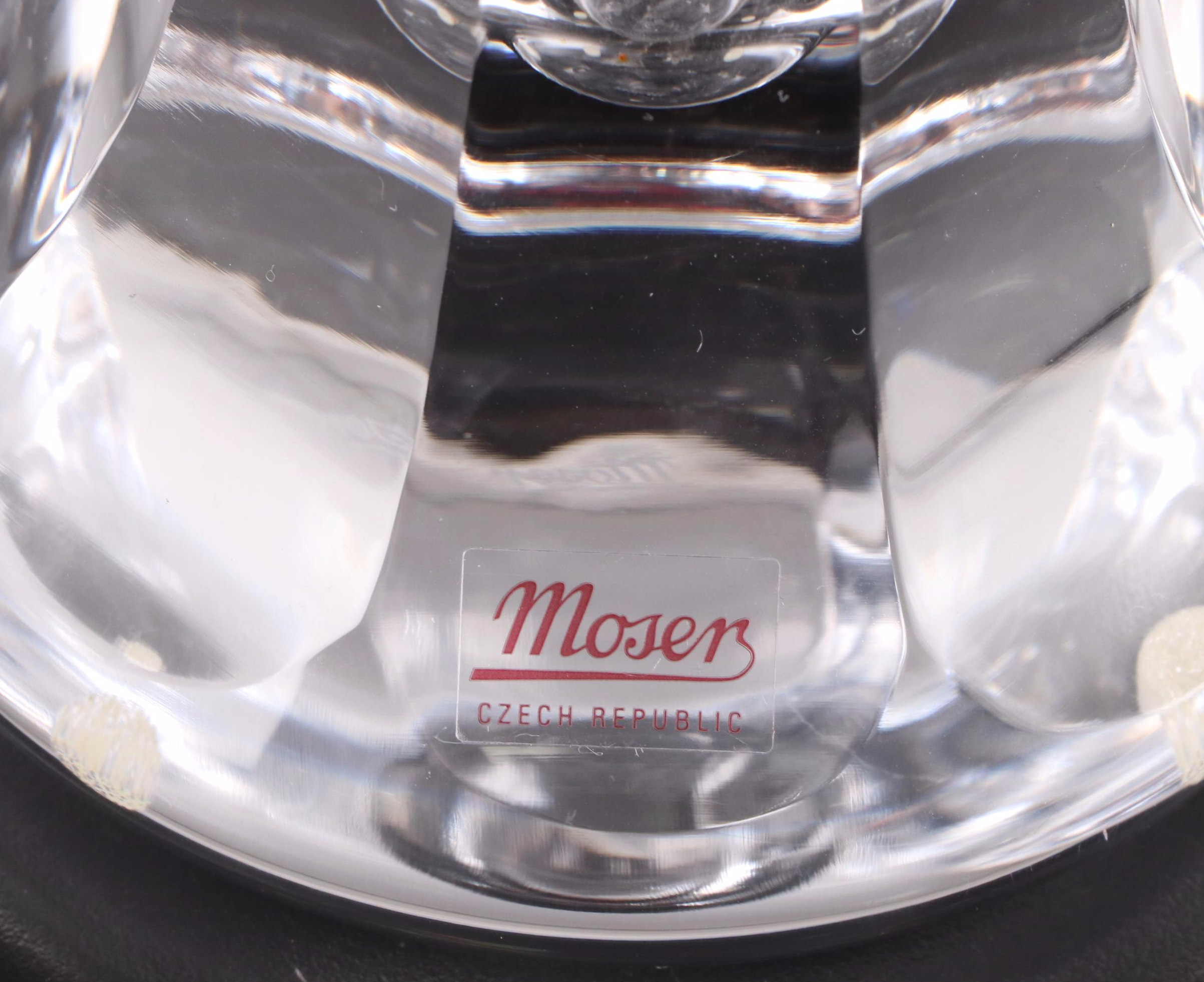 Moser "Melody" Czech Crystal Vase