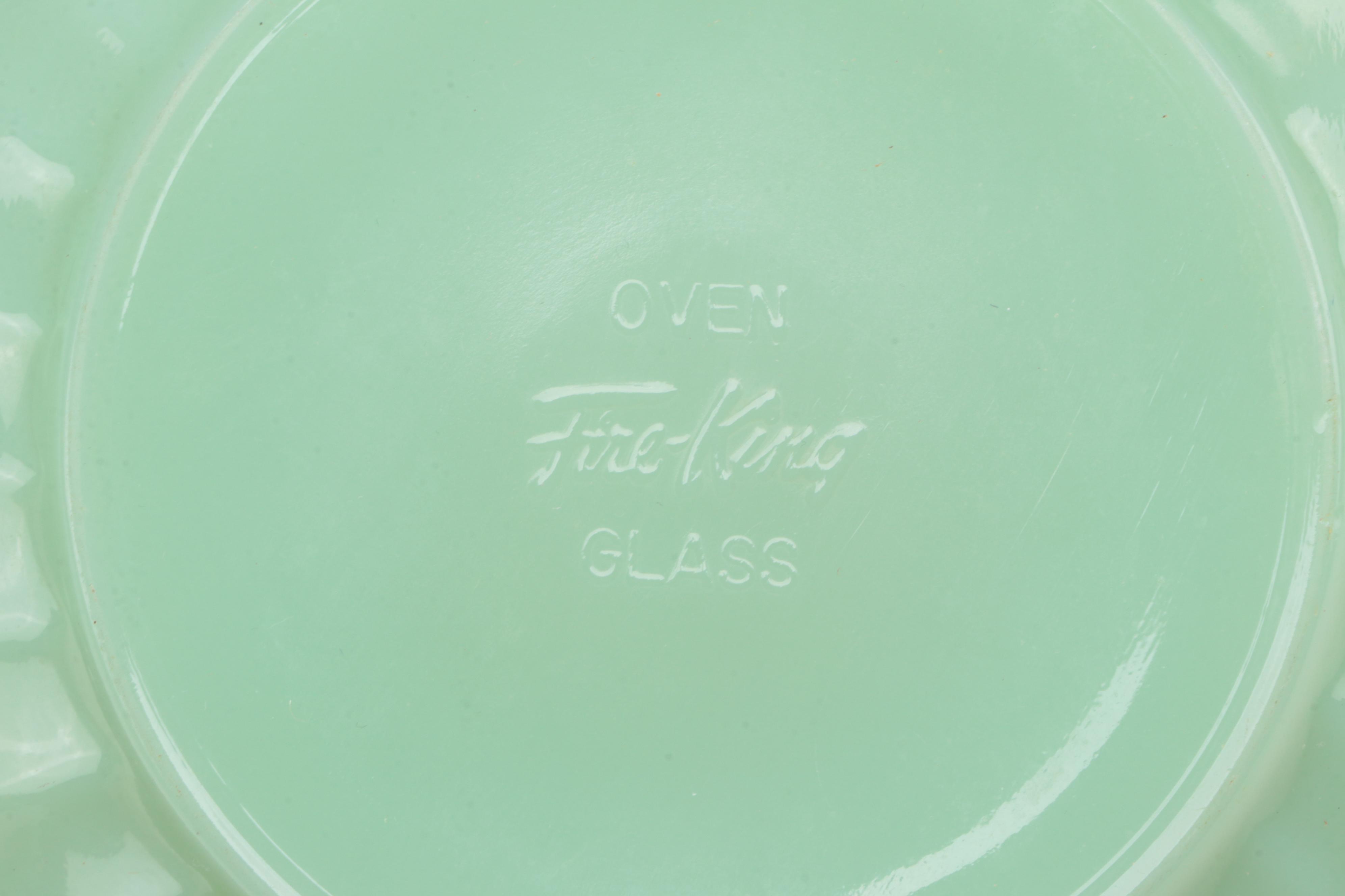 Anchor Hocking Fire-King "Swirl Jadeite Shell" and Other Jadeite Tableware