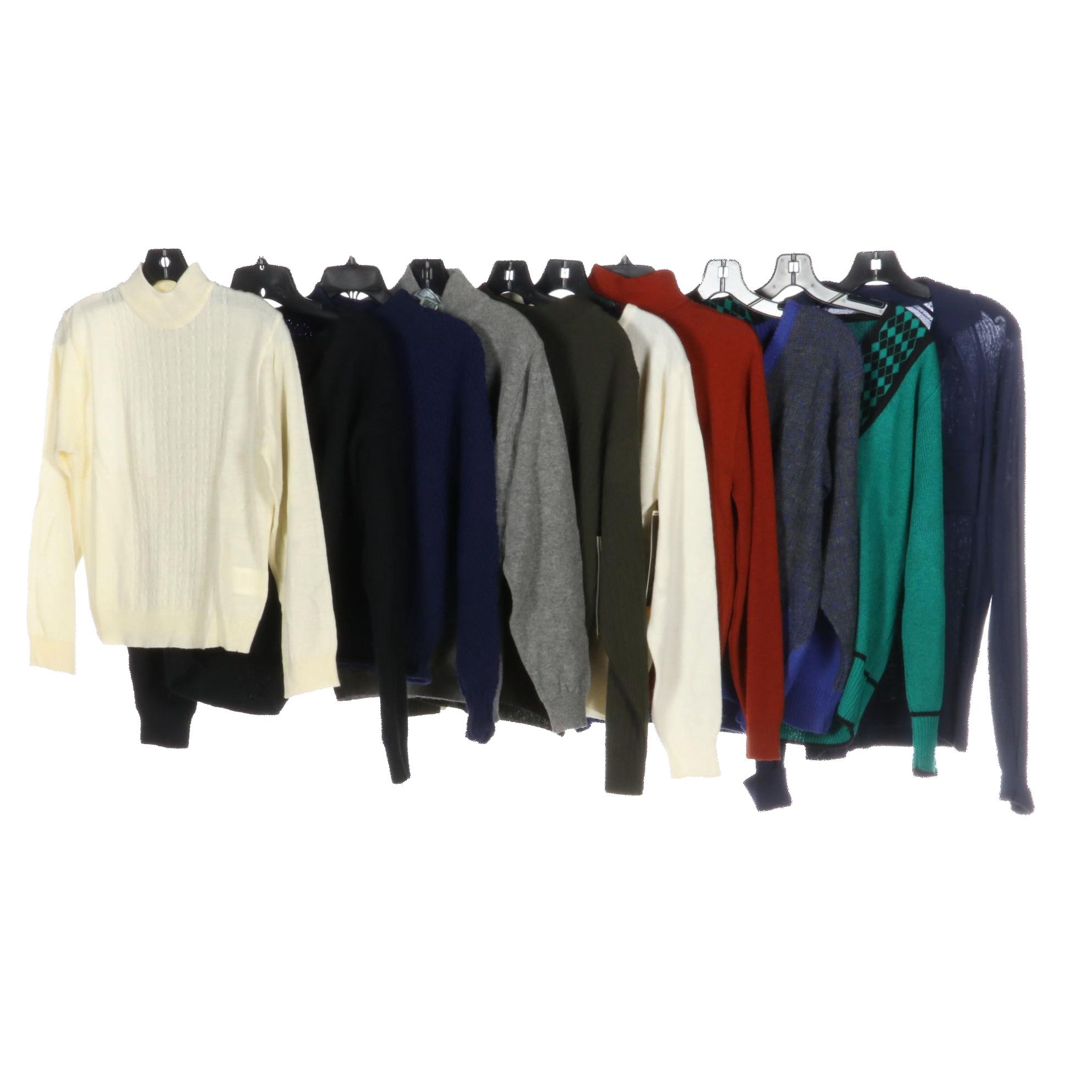 Anna Milani Turtleneck Sweater in Lambswool and Other Knits