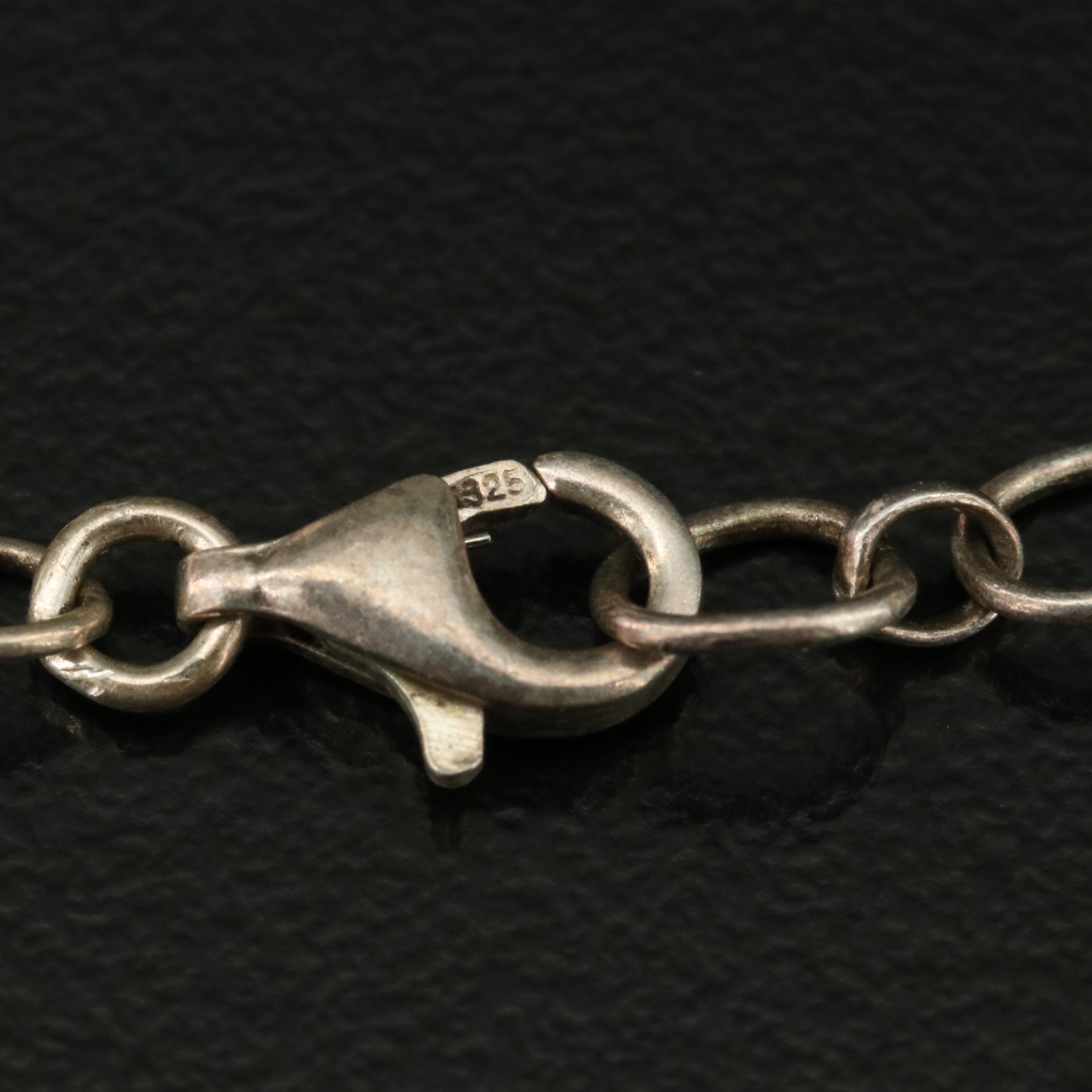 Smoky Quartz Necklace with Sterling Clasp