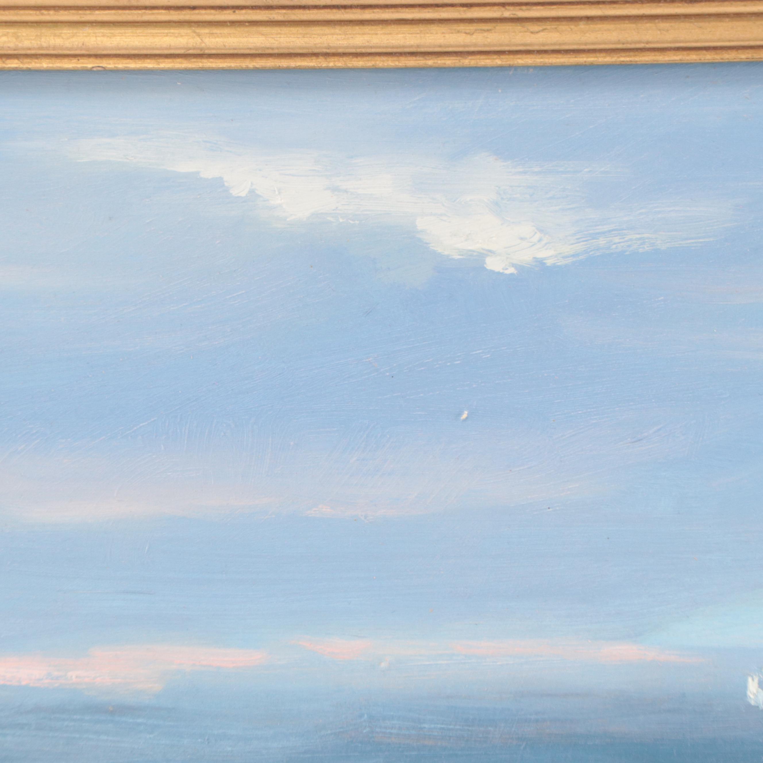 Robert Alan Waltsak Coastal Landscape Oil Painting