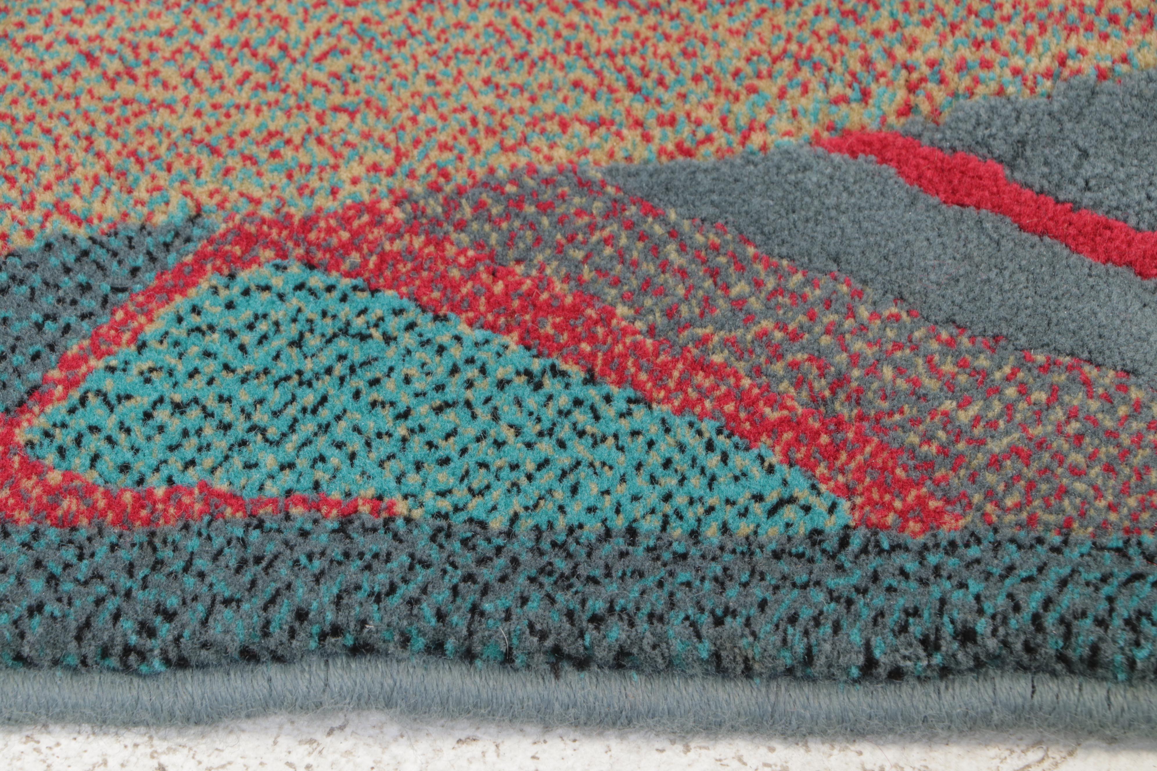 5'4 x 7'7 Machine Made Couristan Sensations Abstract Area Rug