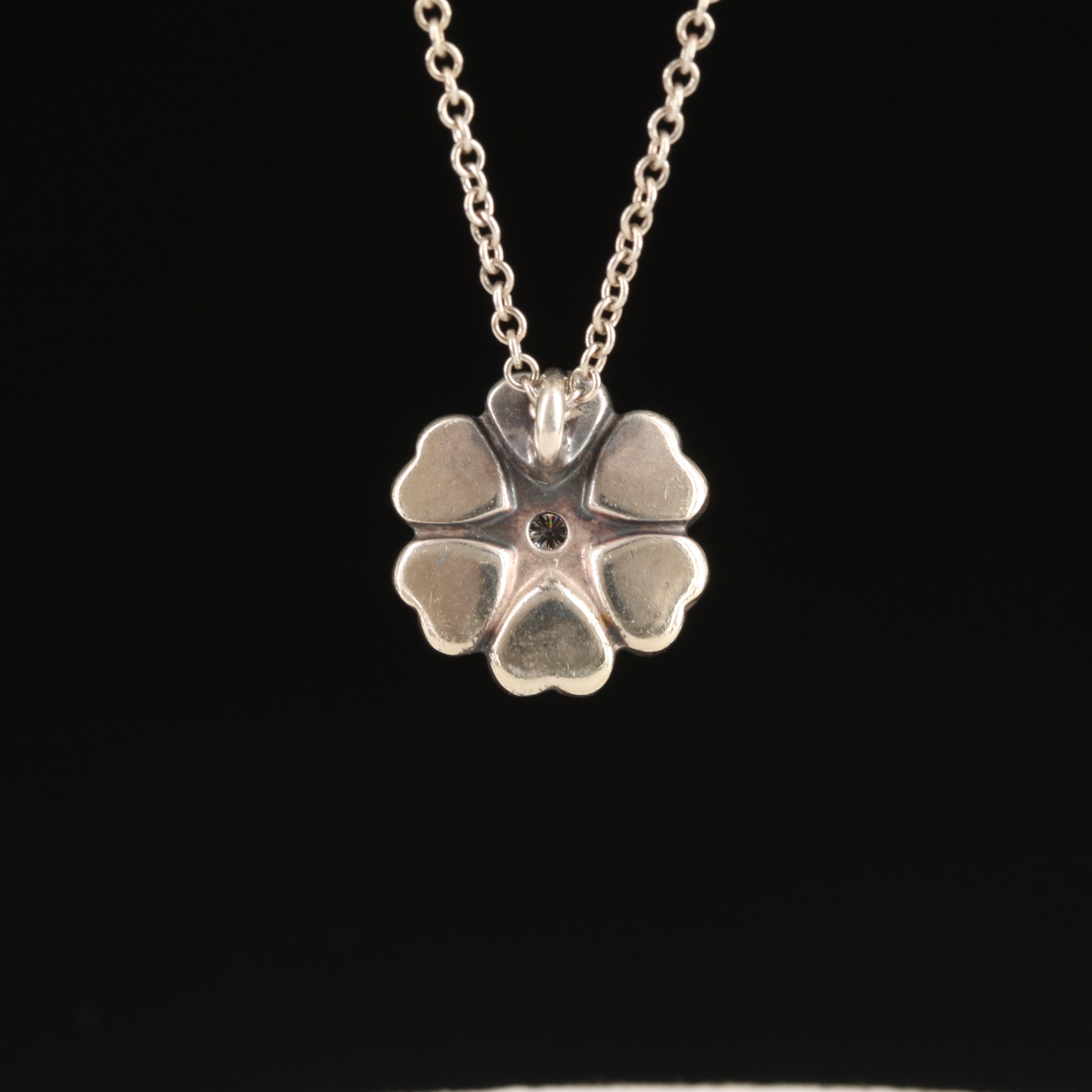 Paloma Picasso for Tiffany & Co. "Crown of Hearts" Sterling Diamond Necklace