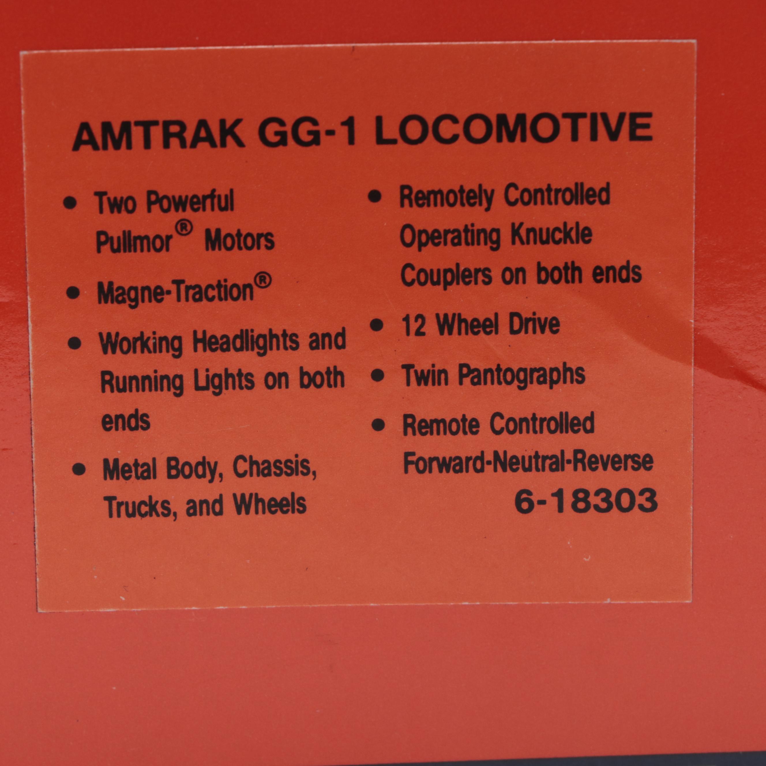 Lionel Amtrak Locomotive with Observation and Full Vista Dome Car