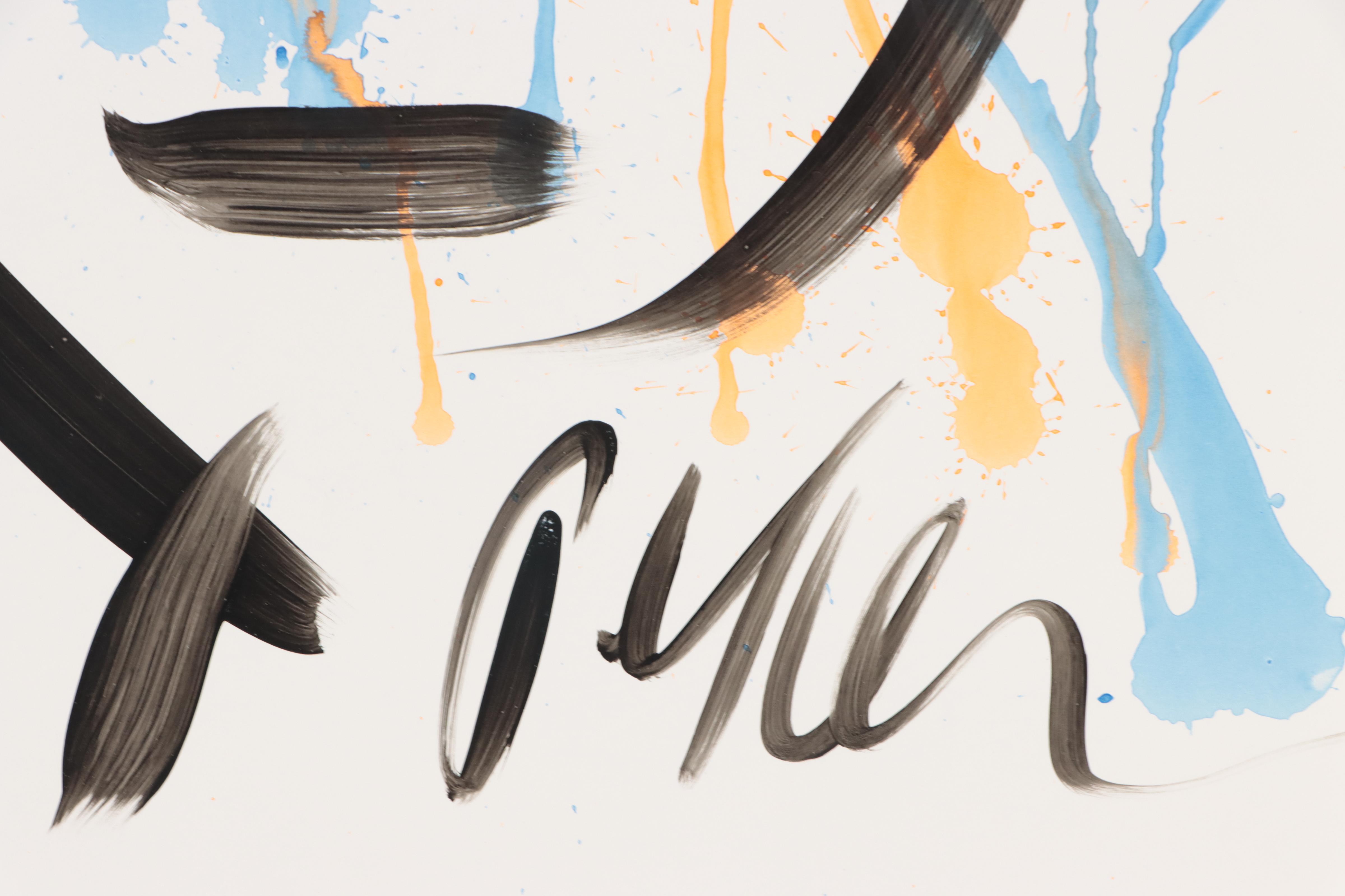 Peter Keil Abstract Portrait Acrylic Painting