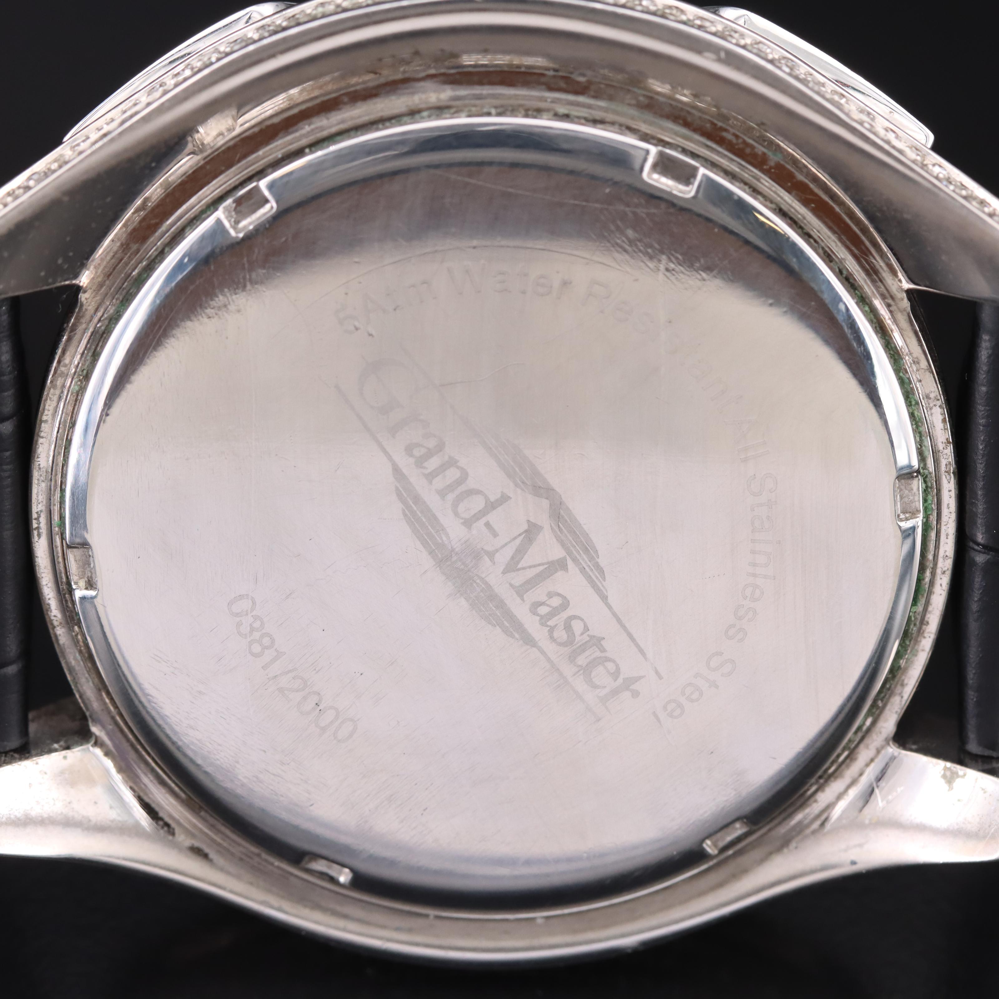 4.00 CTW Diamond Luxuarman Grand-Master Limited Edition Watch