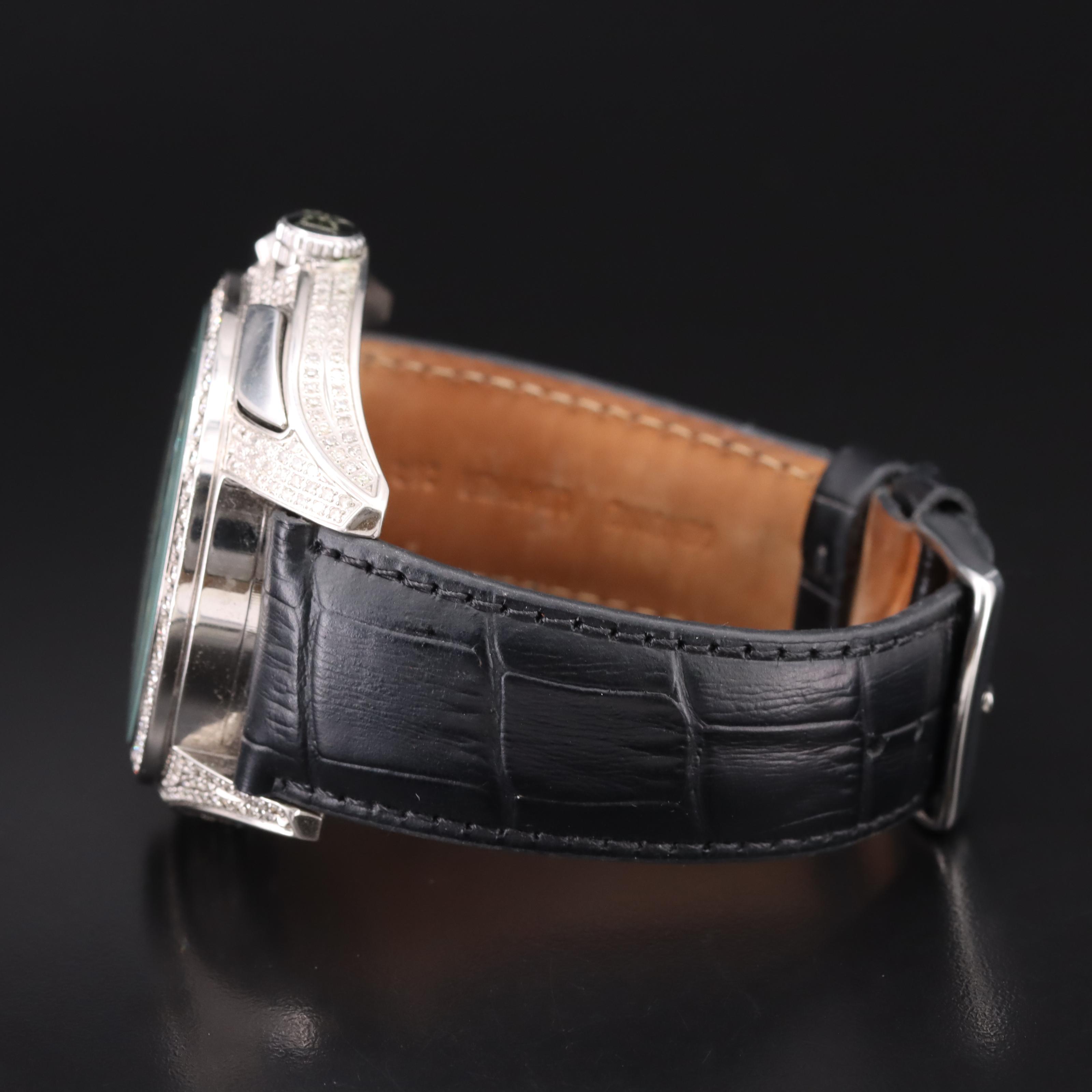 4.00 CTW Diamond Luxuarman Grand-Master Limited Edition Watch