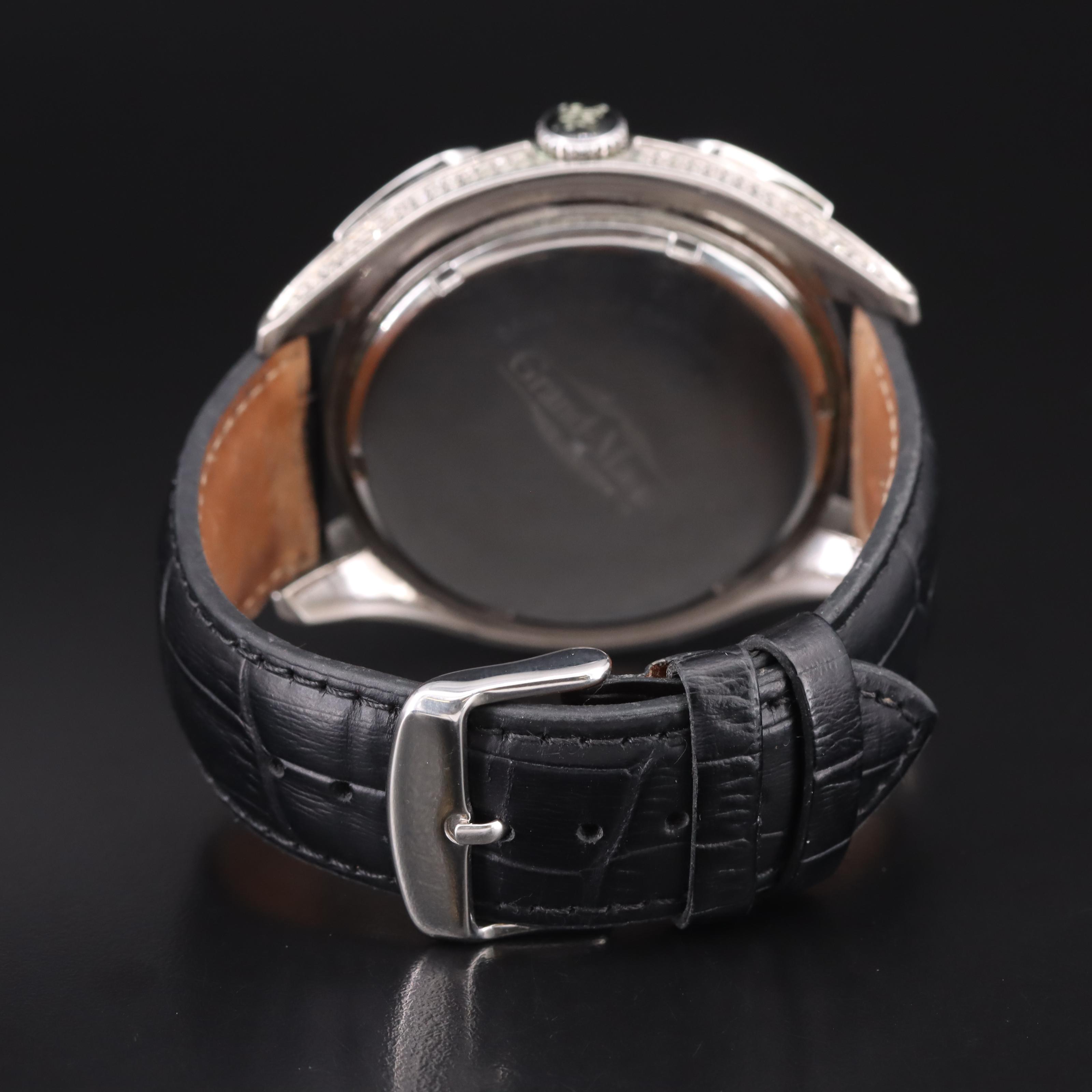 4.00 CTW Diamond Luxuarman Grand-Master Limited Edition Watch