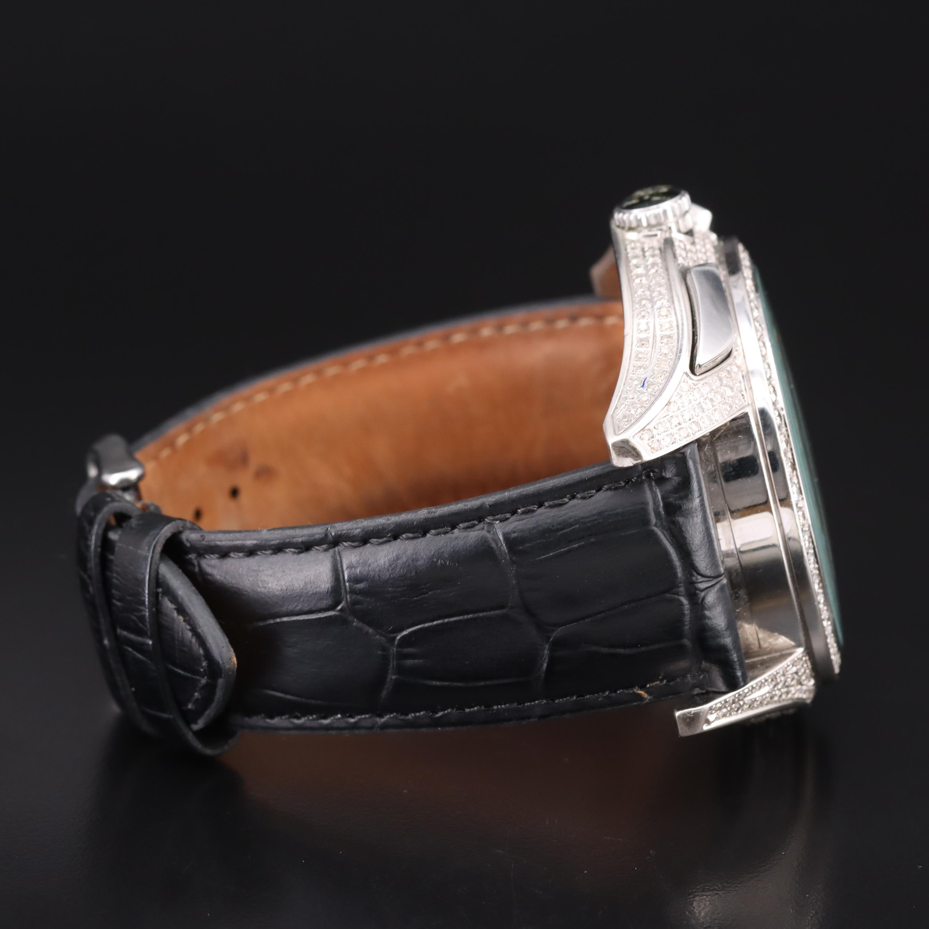 4.00 CTW Diamond Luxuarman Grand-Master Limited Edition Watch