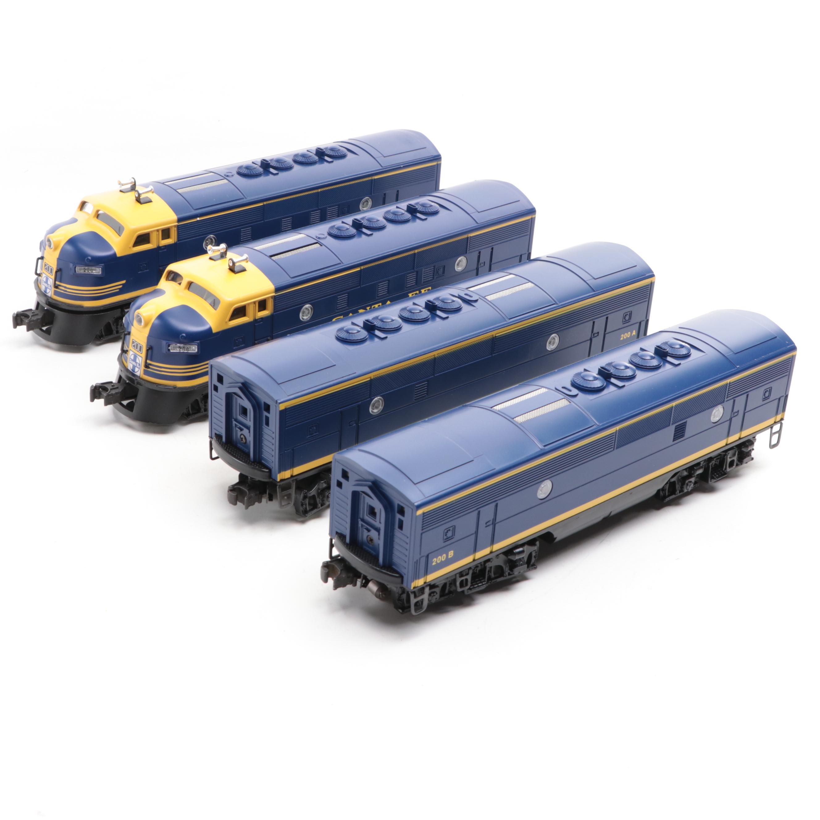 Lionel Trains Santa Fe F3 6-18117 Diesel Locomotives with Passenger Cars