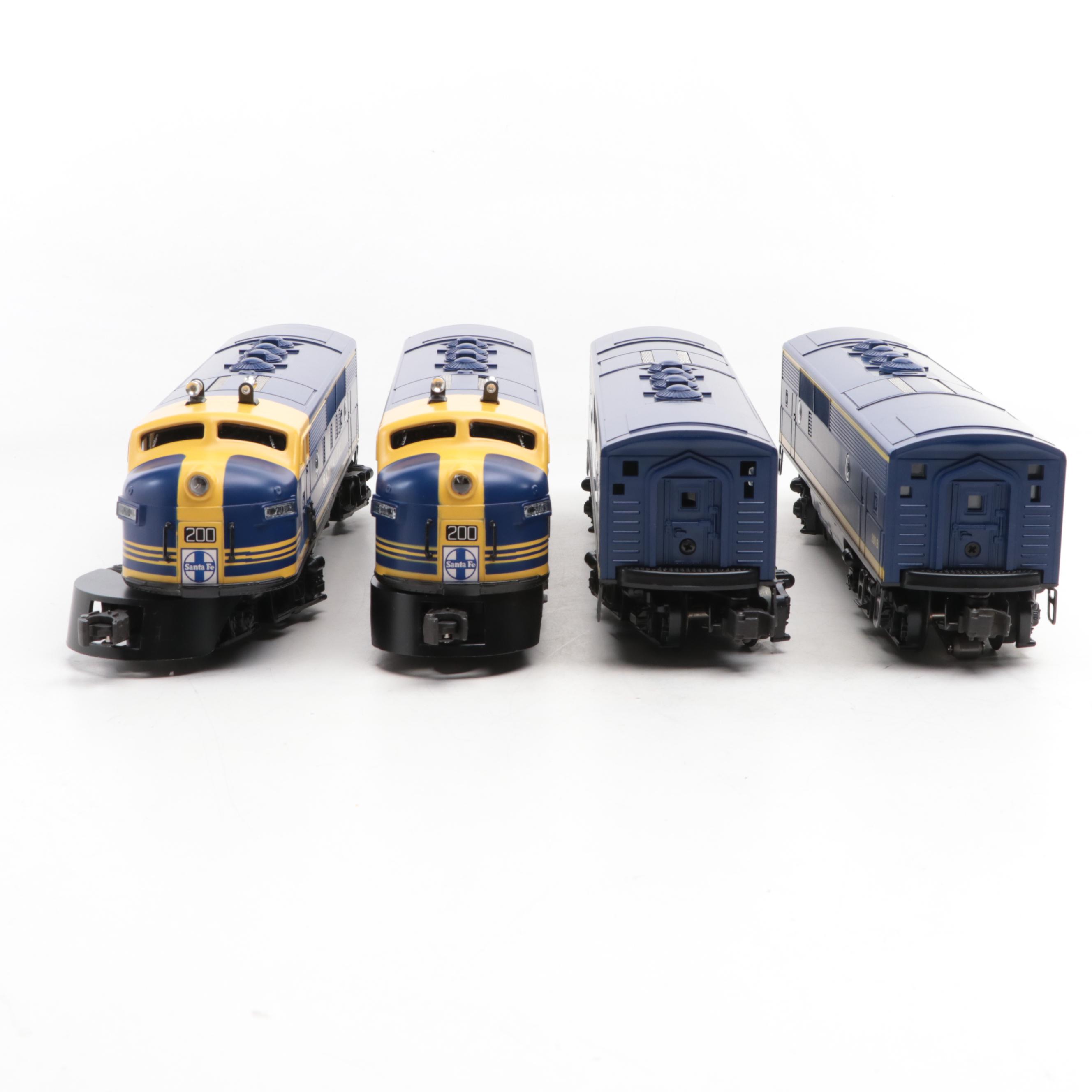 Lionel Trains Santa Fe F3 6-18117 Diesel Locomotives with Passenger Cars