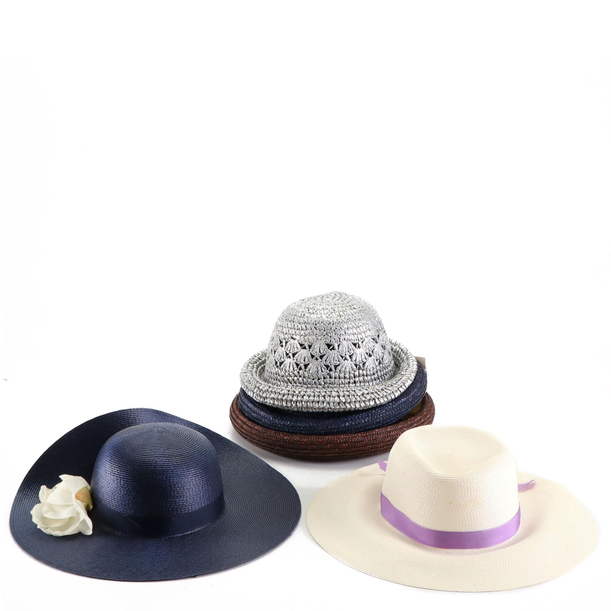 Kettle Brim and Wide Brim Hats Including Betmar, Arlin, Gene Doris and More