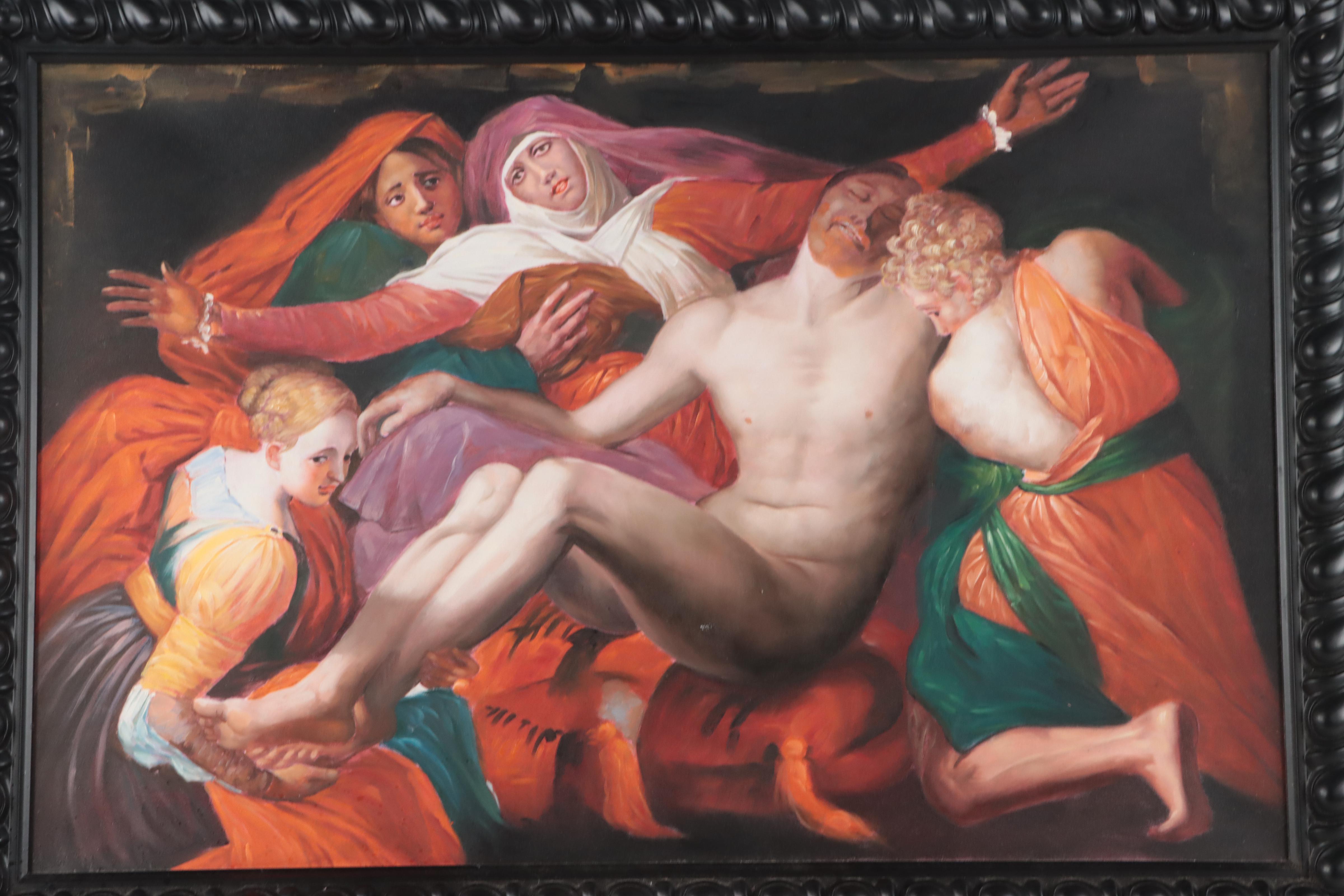 Oil Painting after "Pieta" by Rosso Fiorentino