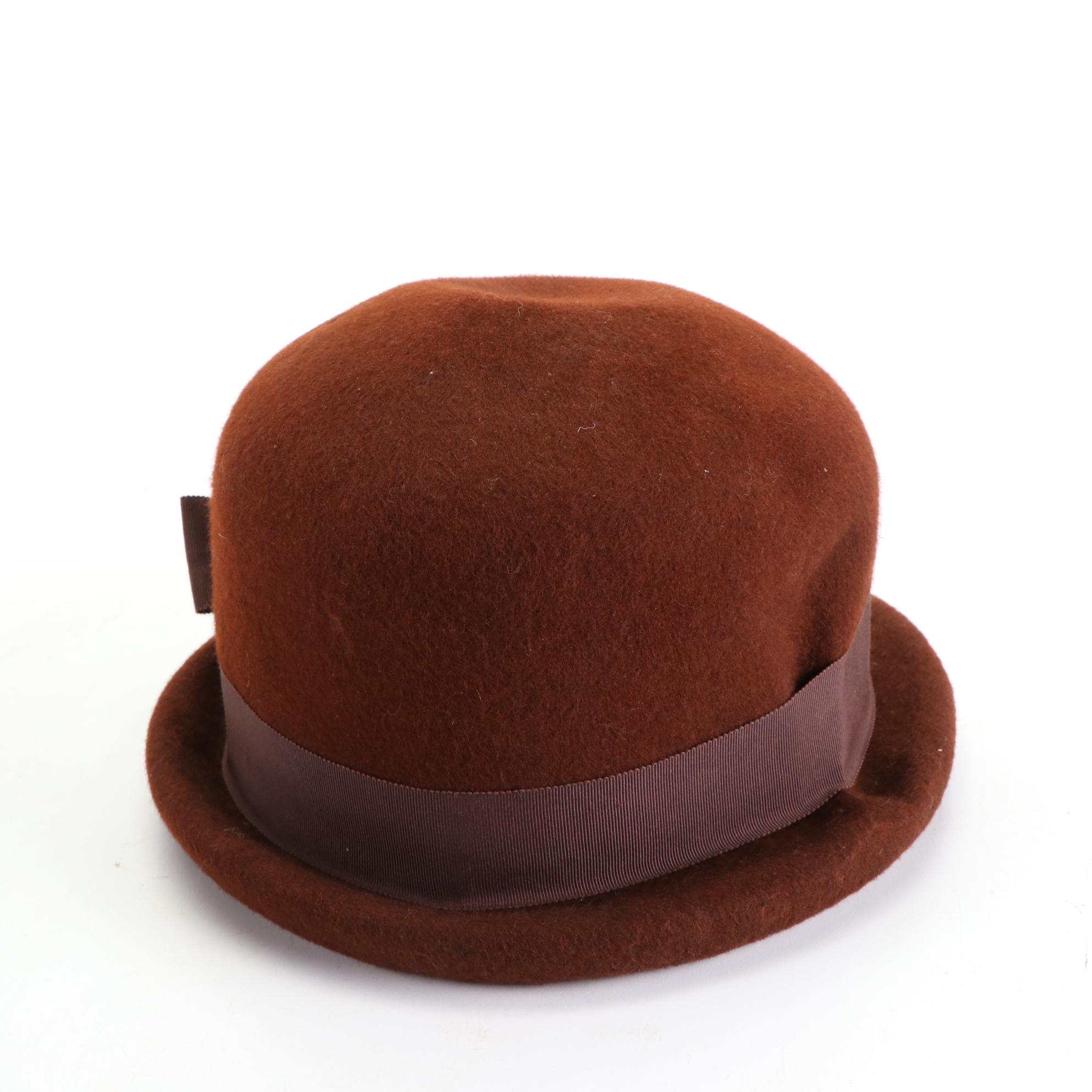 Bubble and Bouffant Hats in Velour, Fur Felt, Straw, and Mesh, 1960s