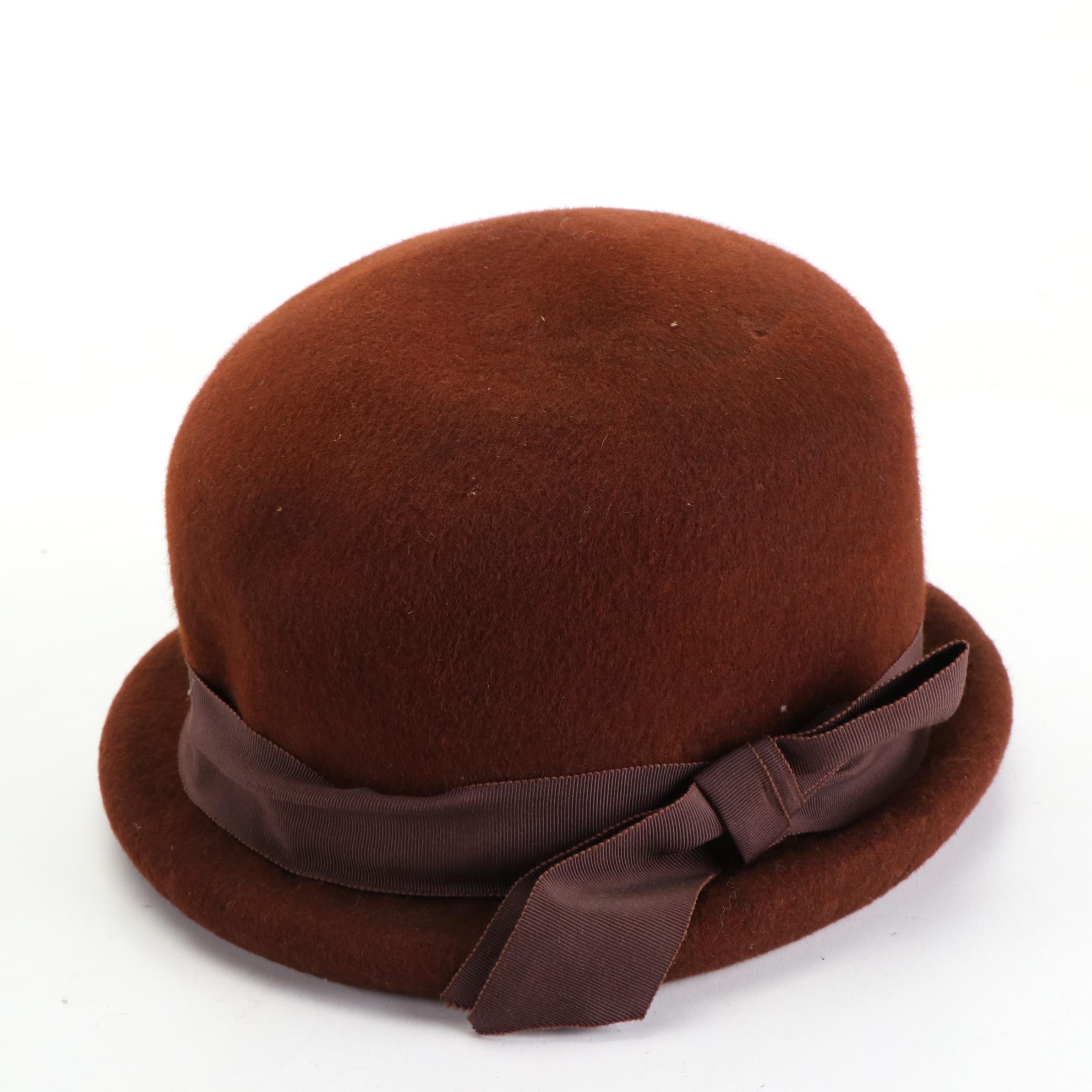 Bubble and Bouffant Hats in Velour, Fur Felt, Straw, and Mesh, 1960s