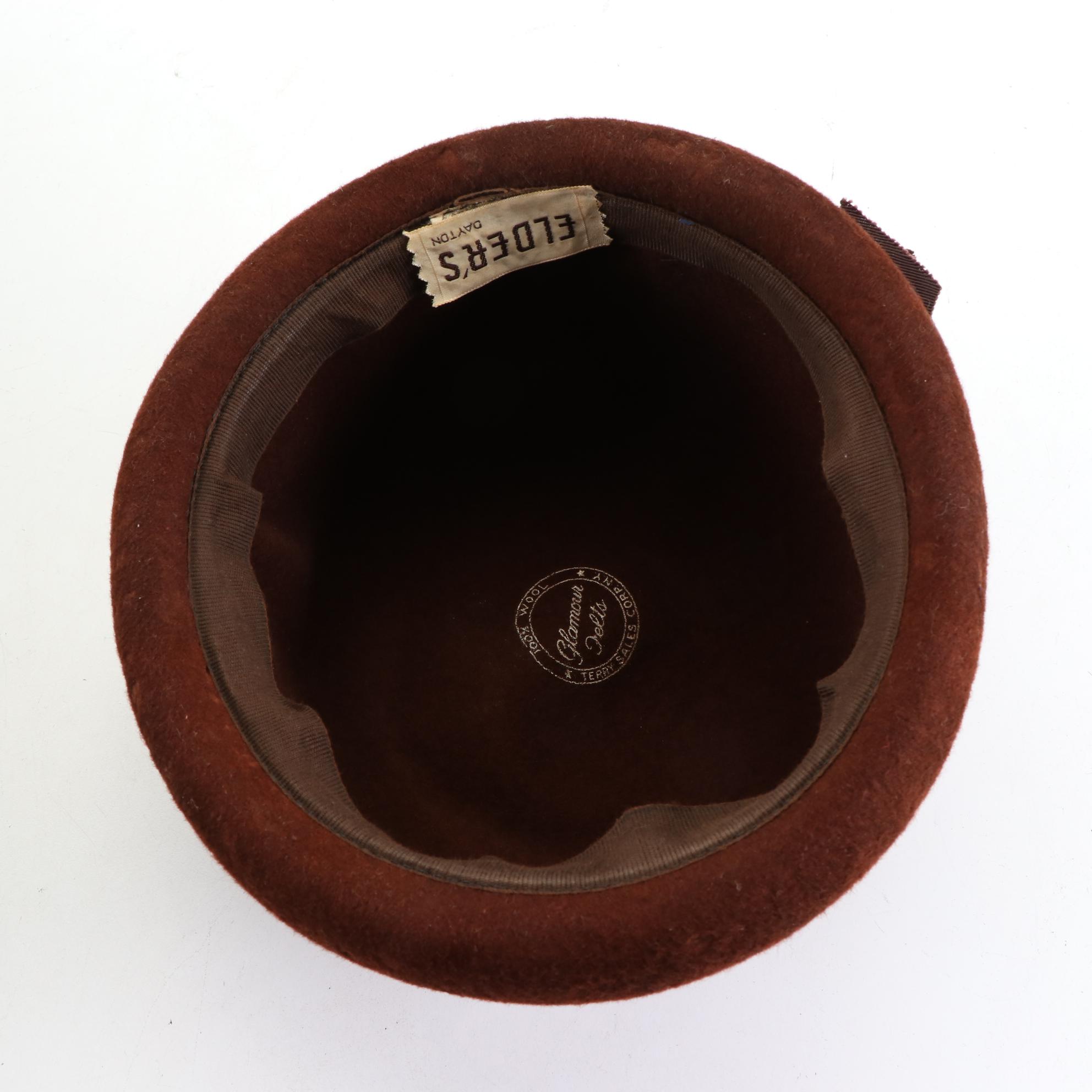 Bubble and Bouffant Hats in Velour, Fur Felt, Straw, and Mesh, 1960s