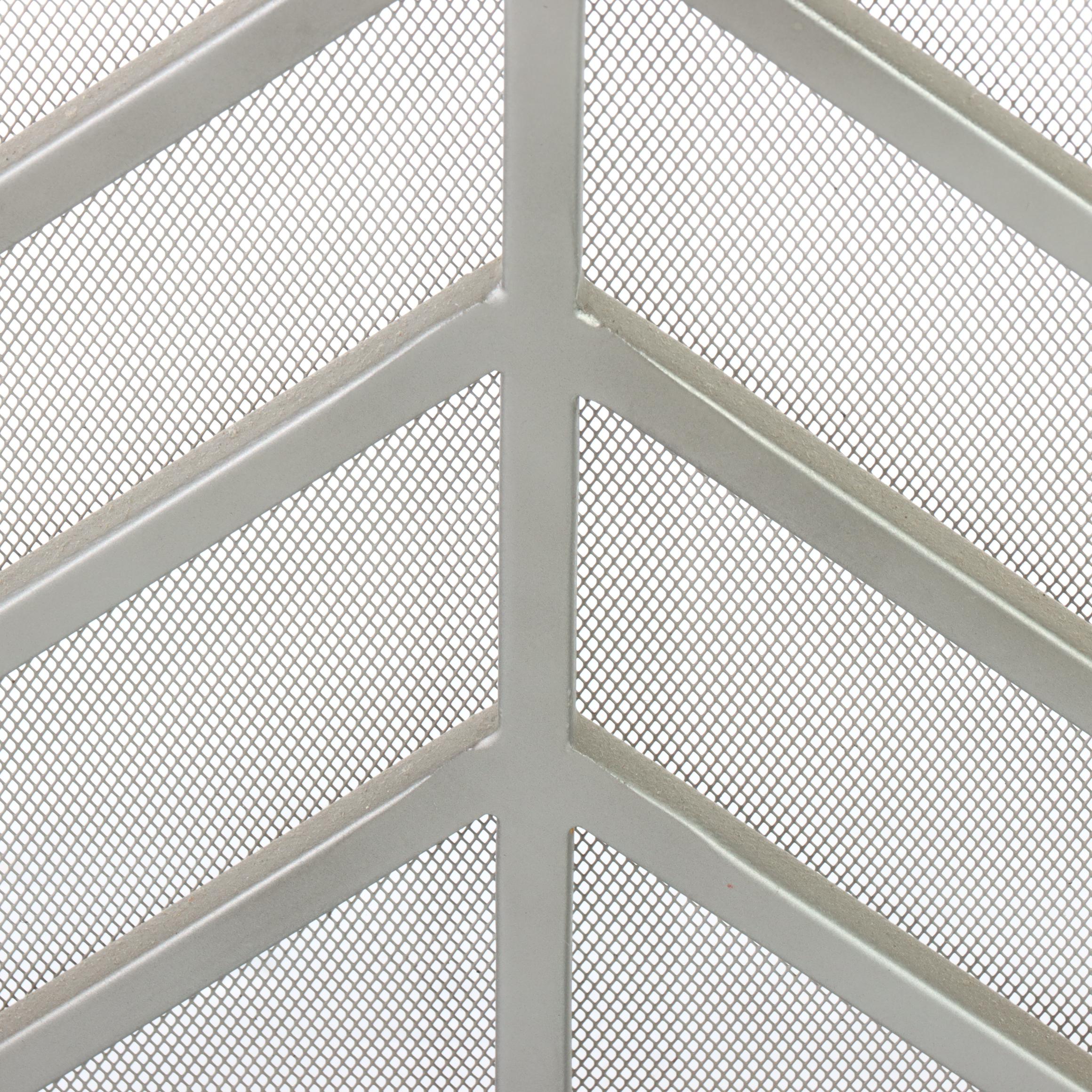 Two Iron and Wire Mesh Fire Screens, Incl. Ana Reza-Hadden for Crate and Barrel