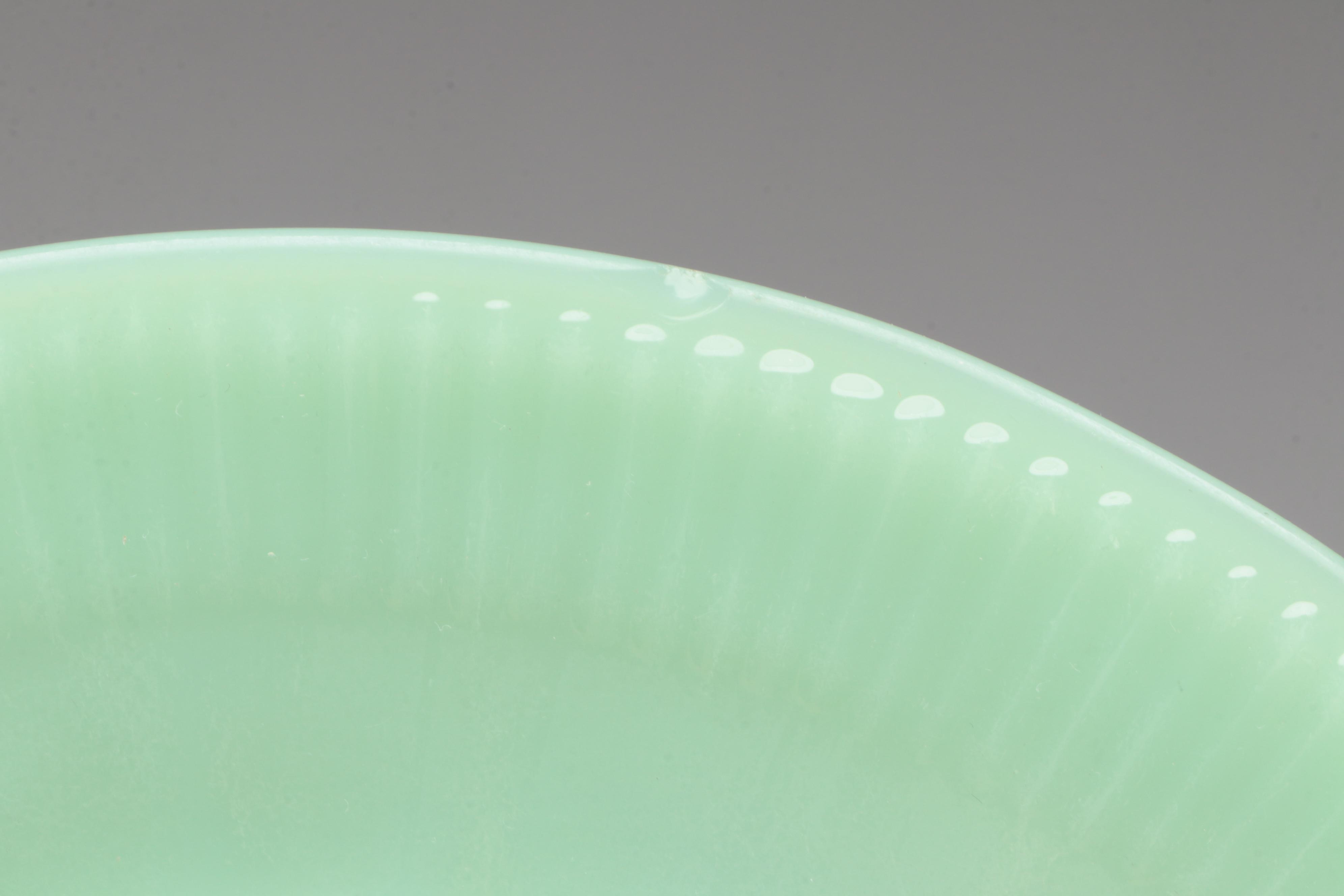 Anchor Hocking Fire-King "Jane Ray" and Other Jadeite Glass Dinnerware