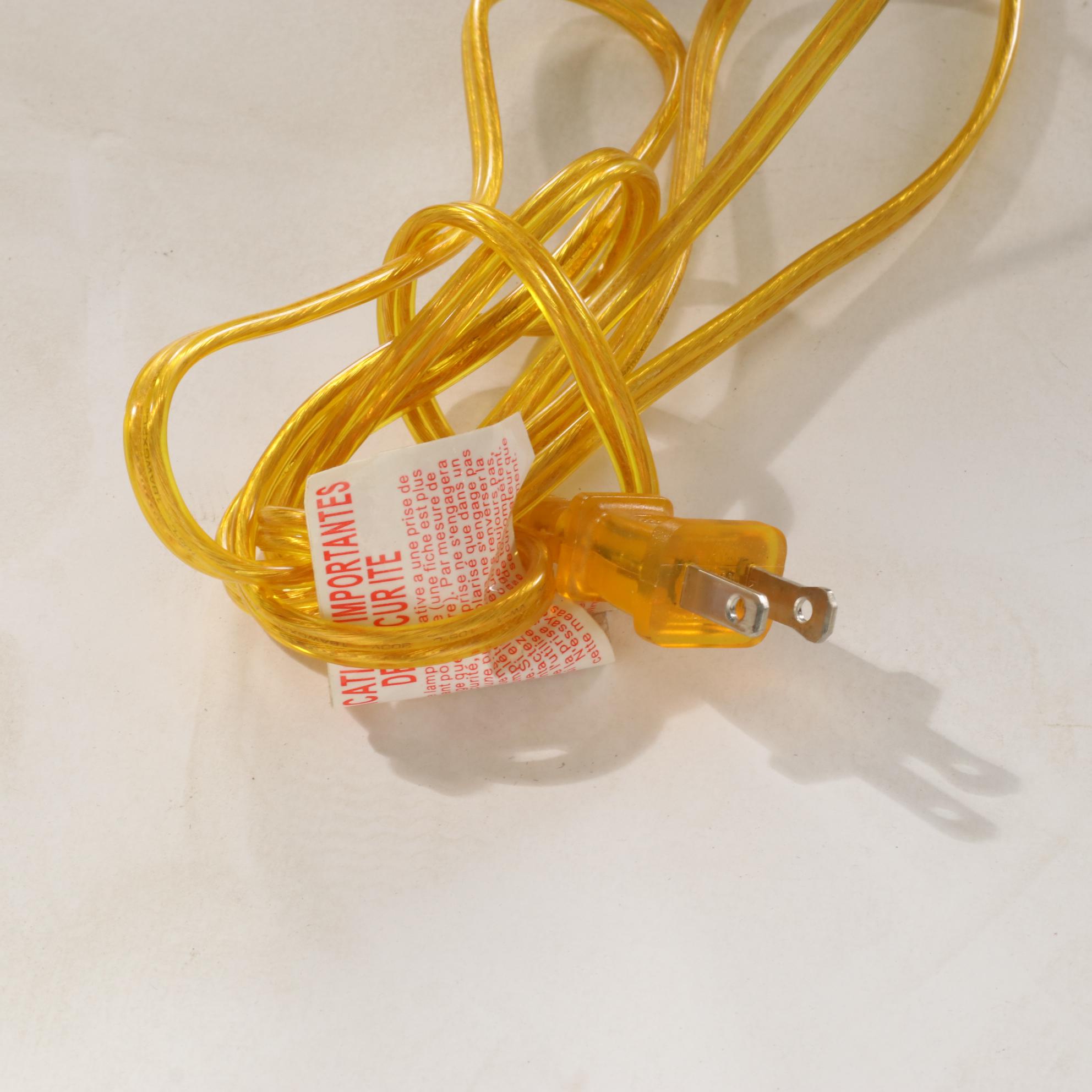 Pair of Chinese Hand-Painted Ceramic Table Lamps