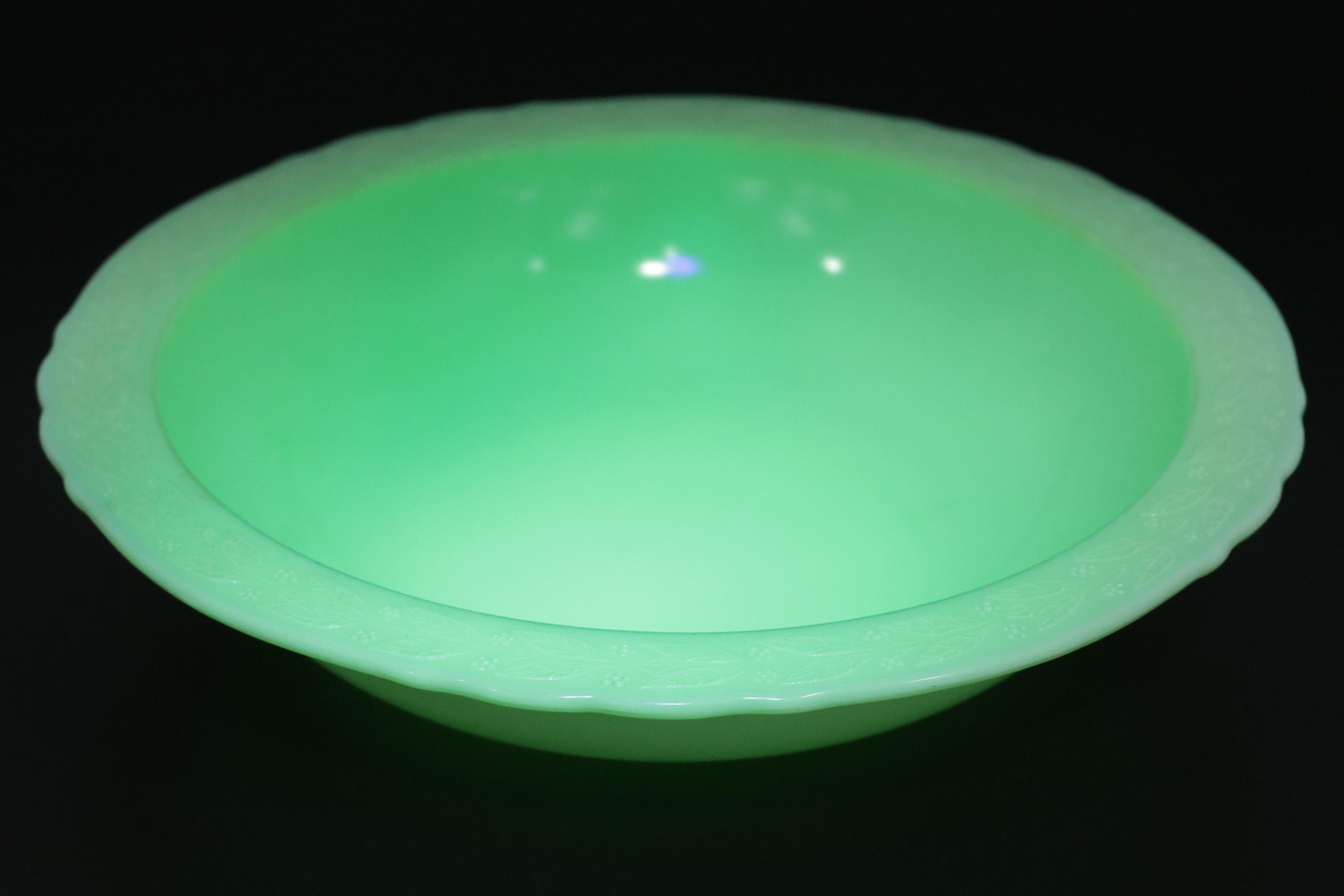 Anchor Hocking Fire-King "Jane Ray" and Other Jadeite Glass Dinnerware