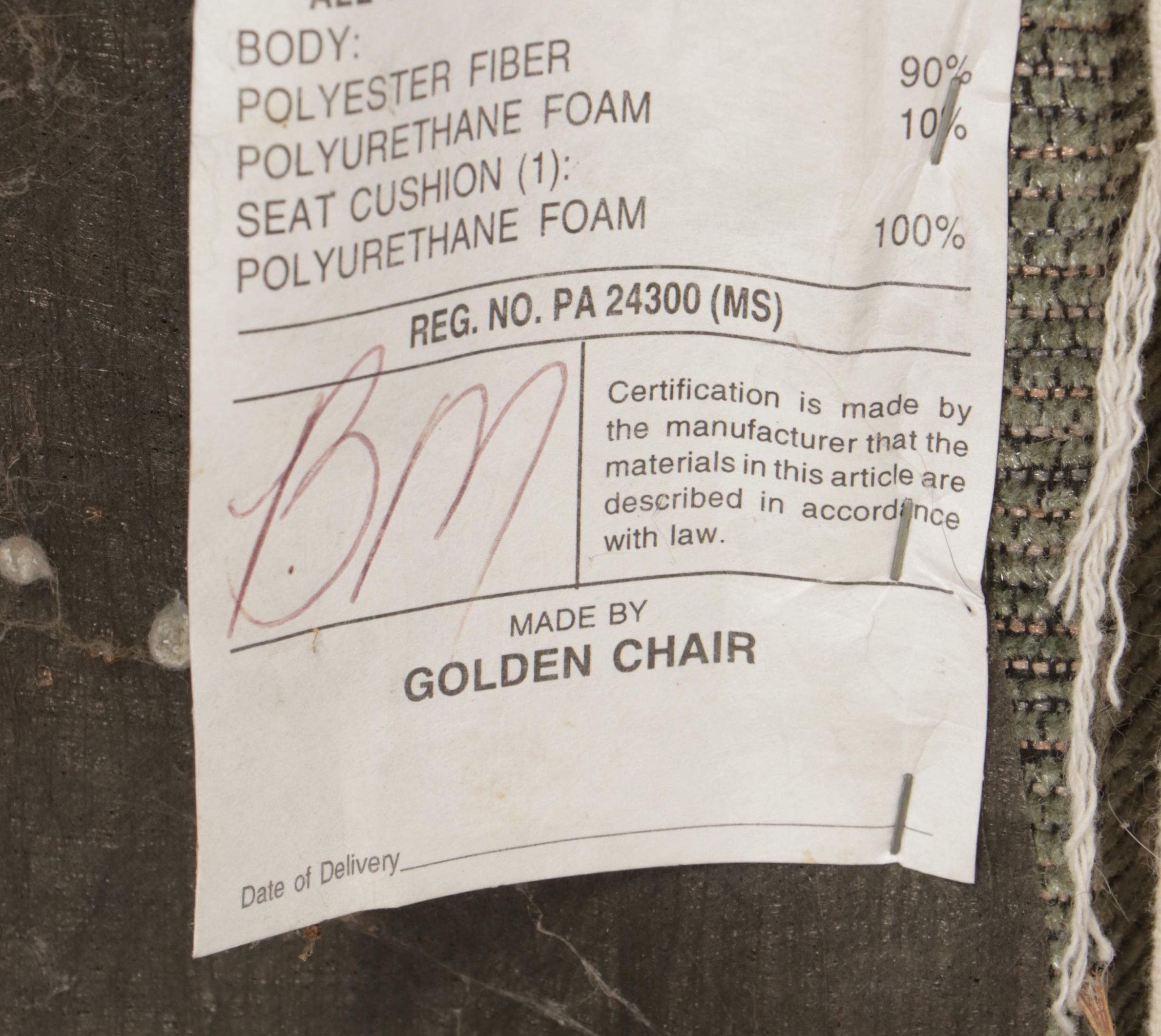 Golden Chair Contemporary Fabric Upholstered Sofa With Slipcover