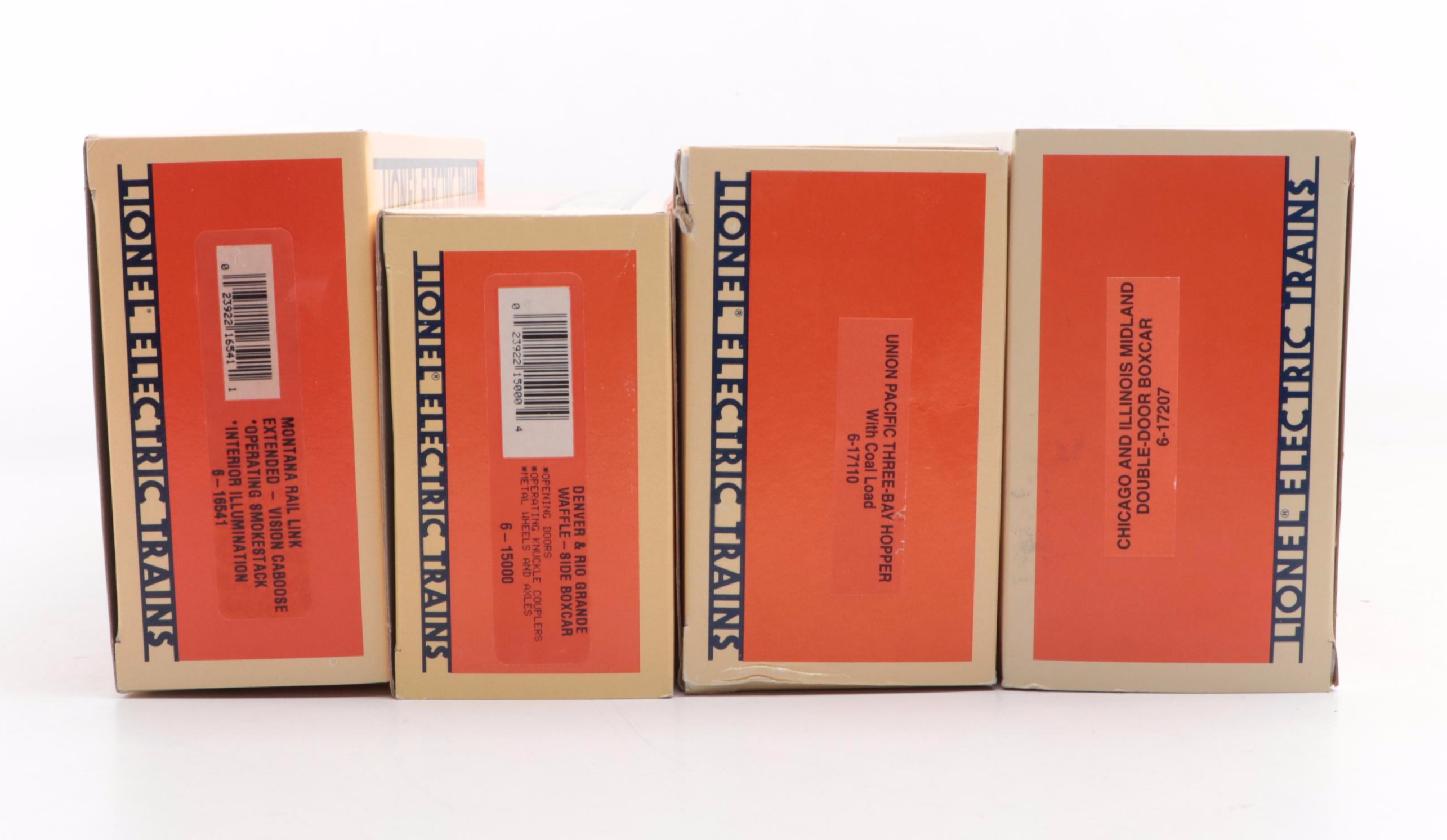 Lionel Trains Montana Rail Link, Denver & Rio Grande, More Boxcars and Cabooses