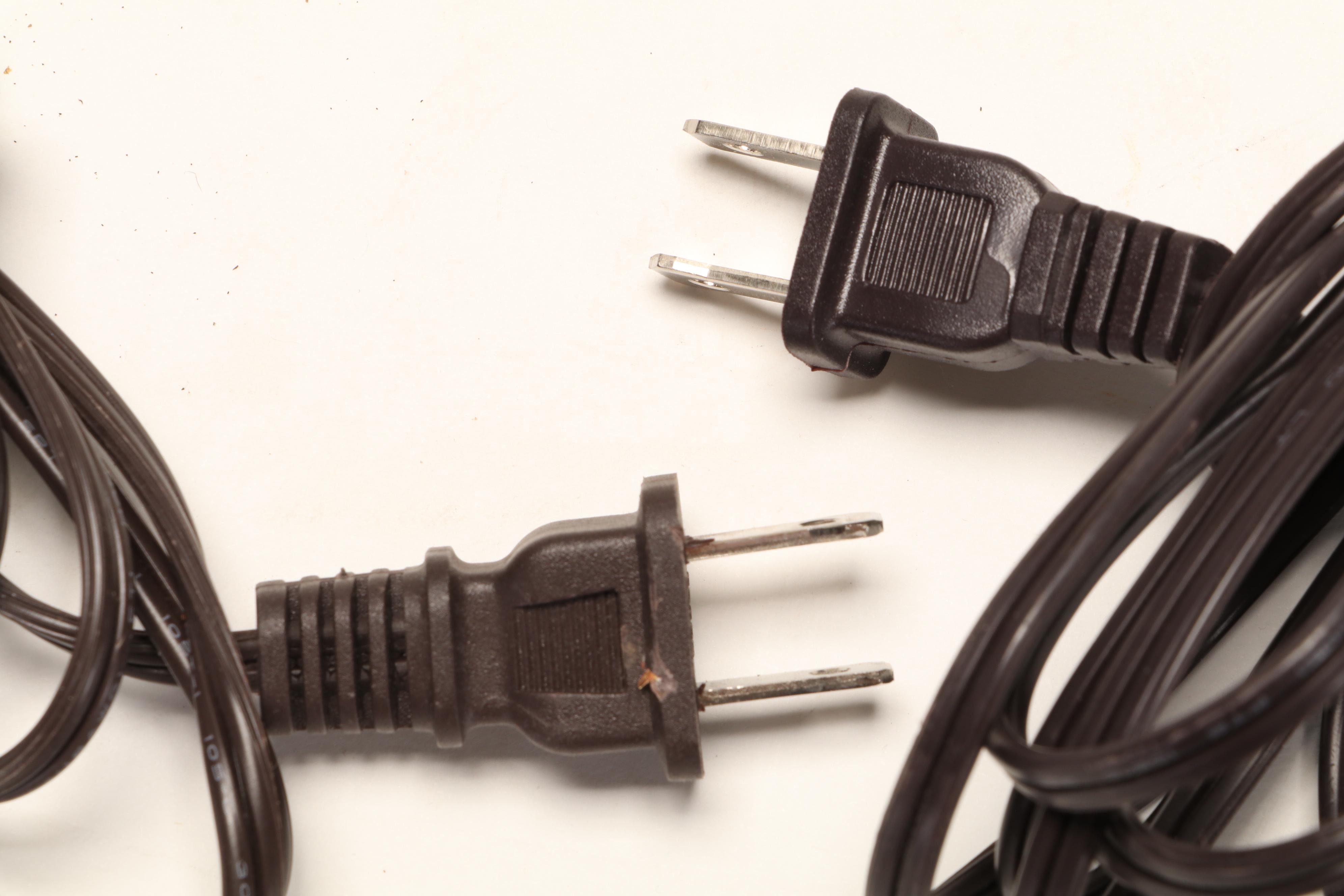 Mid Century Modern Gilt Accented Ceramic Table Lamps