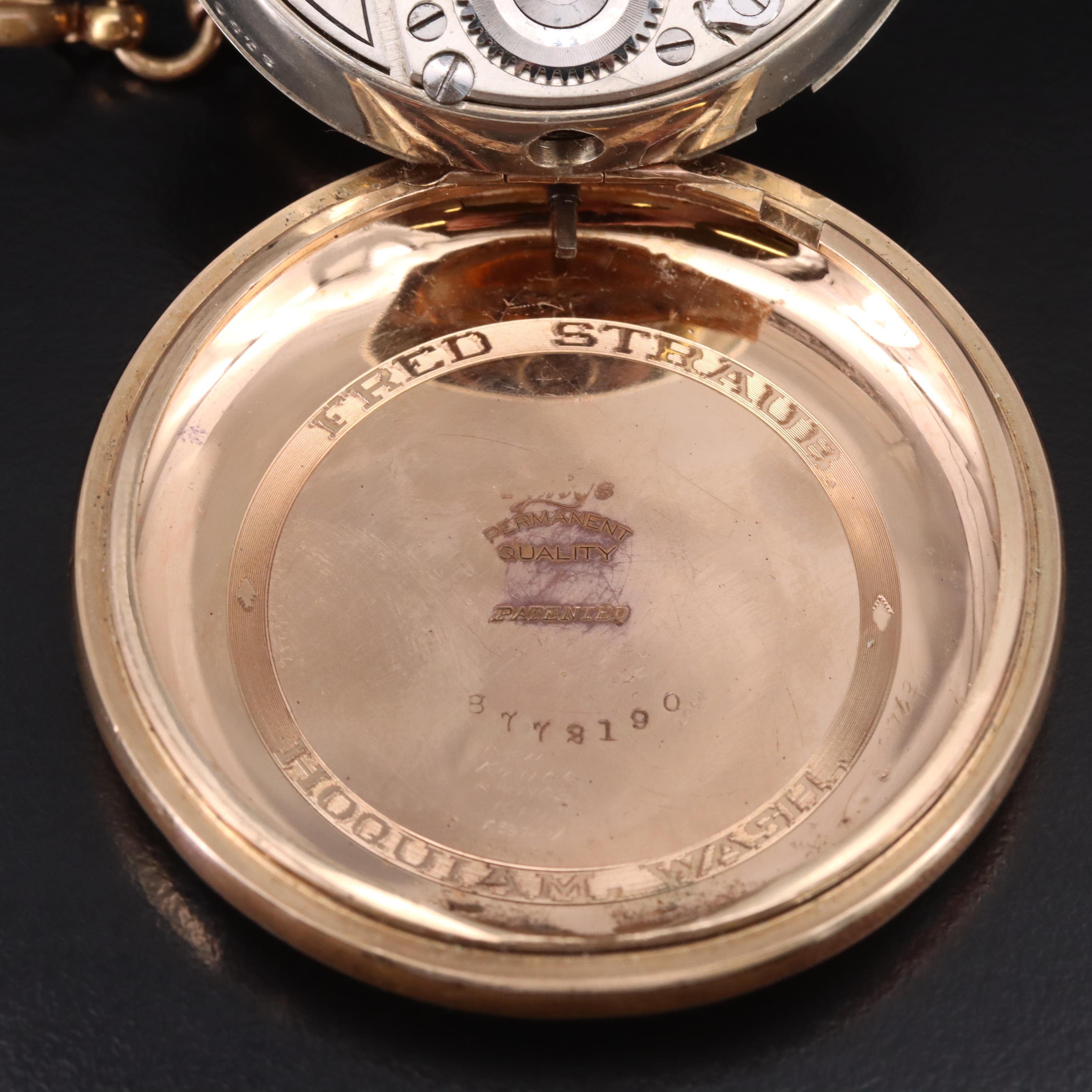 1917 Burlington Railroad Grade Pocket Watch