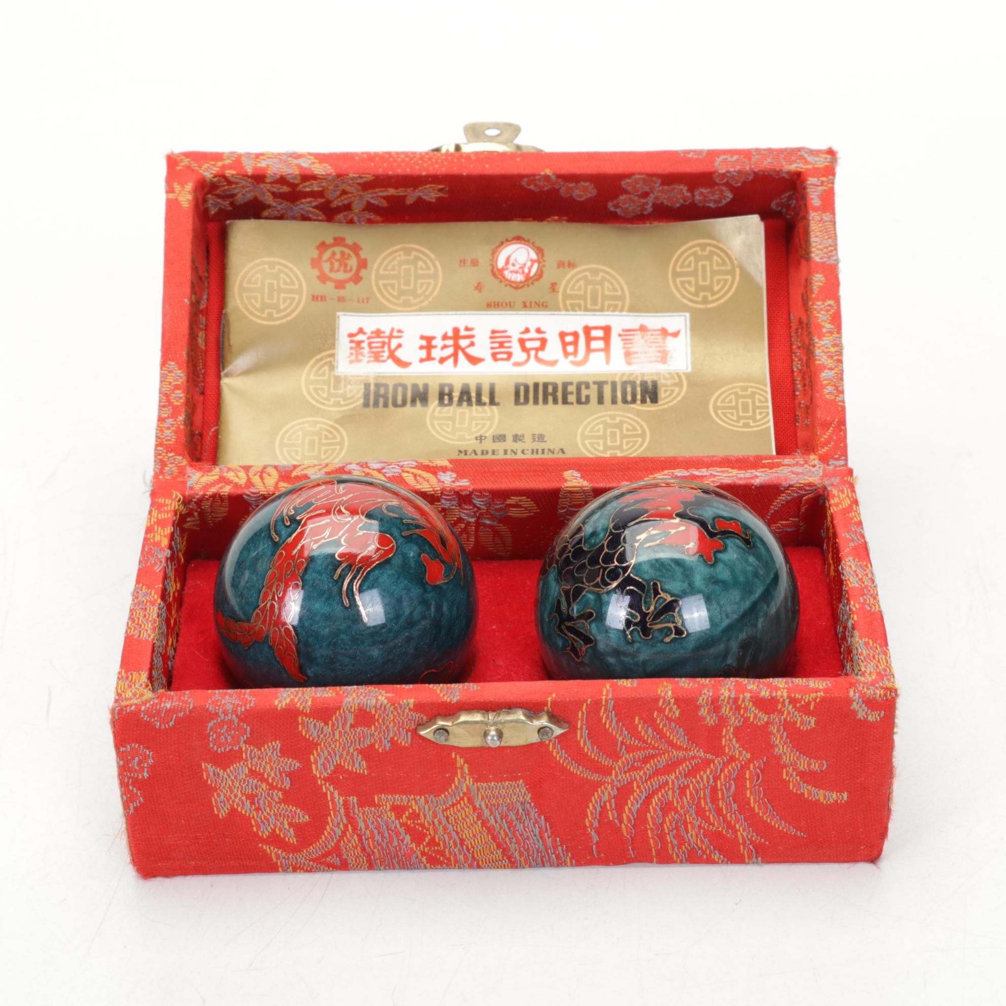 Chinese Brass Censer Lamp, Bagua Feng Shui Mirror, Fukagawa Style Plate, More