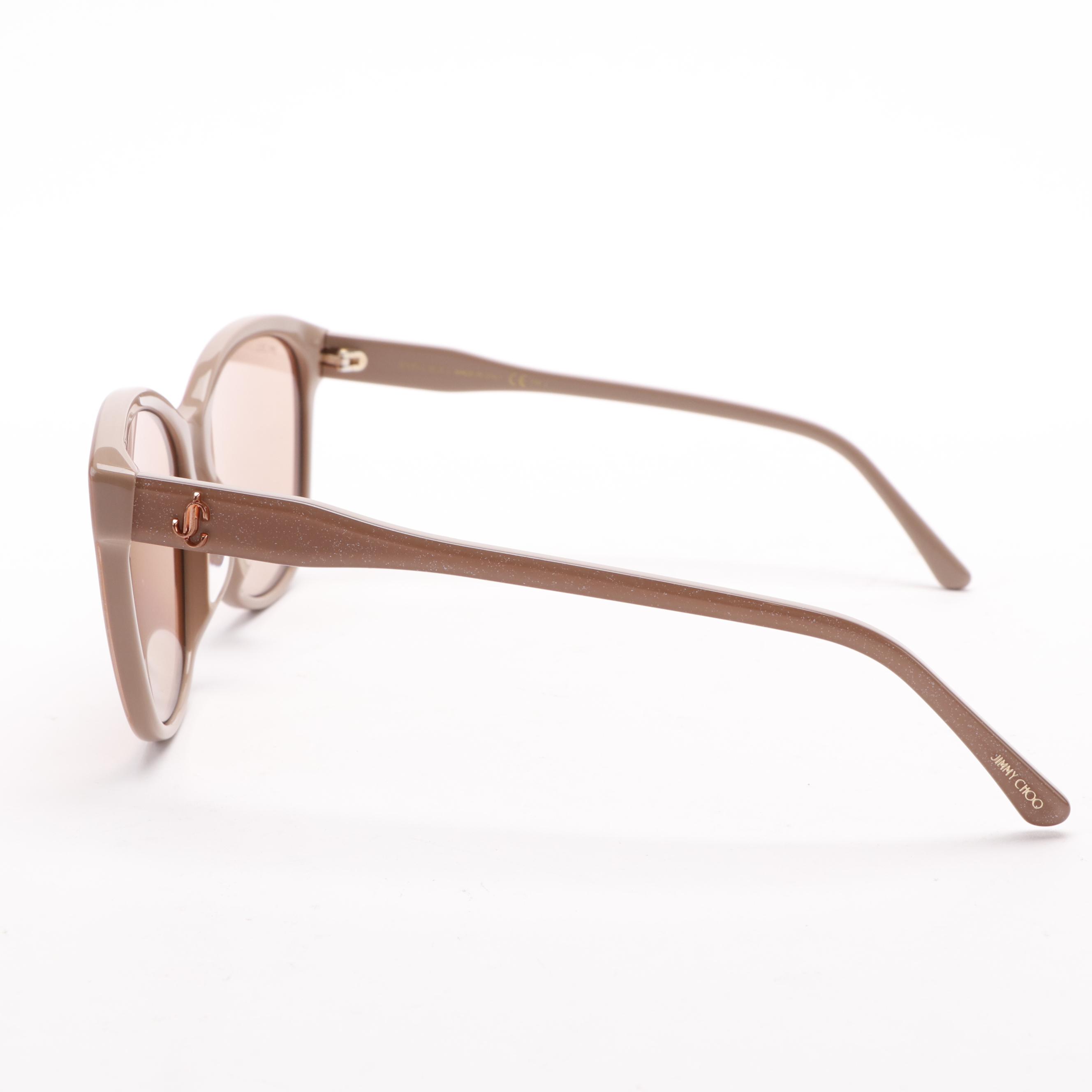 Jimmy Choo LIDIE/F/SK Nude Sunglasses with Case