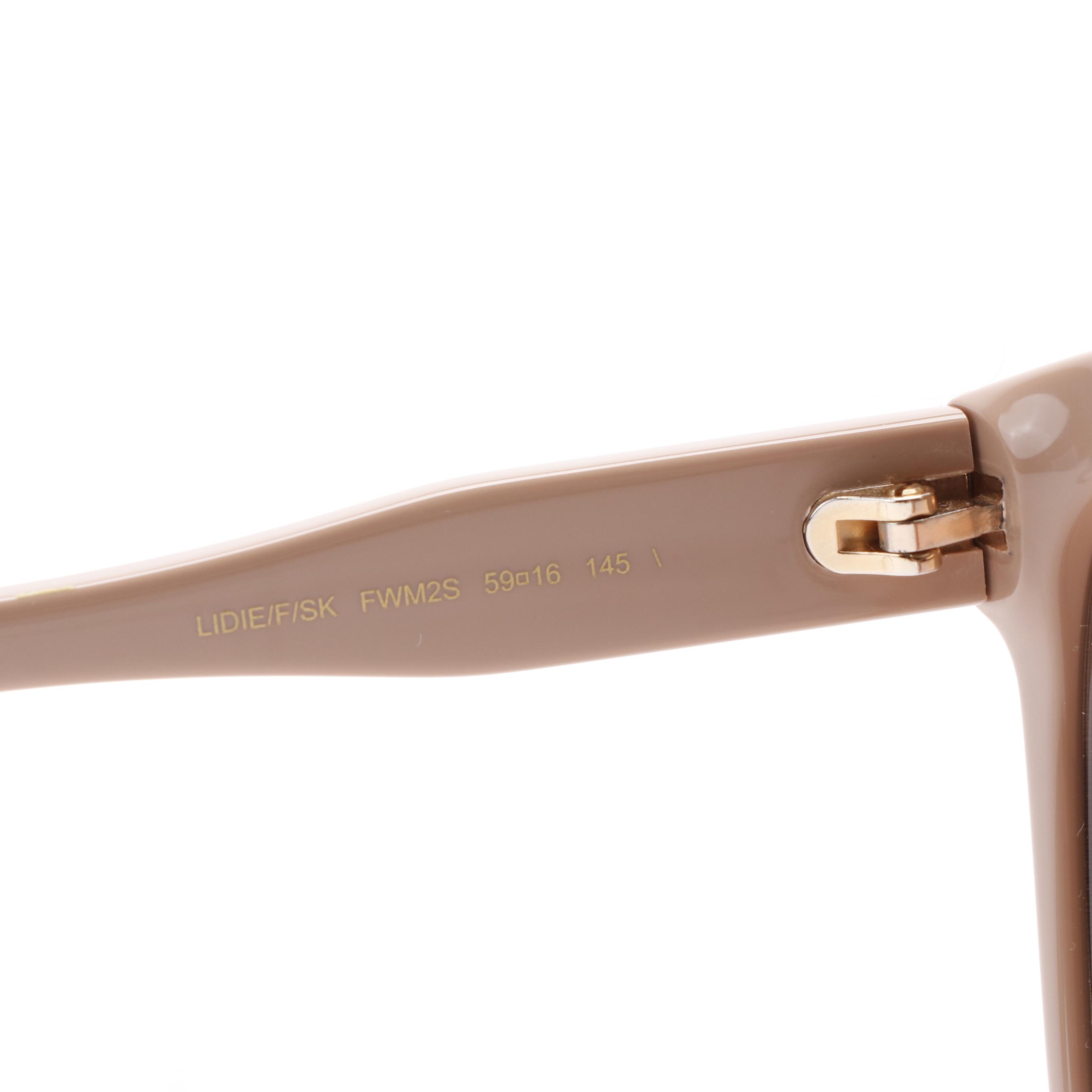 Jimmy Choo LIDIE/F/SK Nude Sunglasses with Case