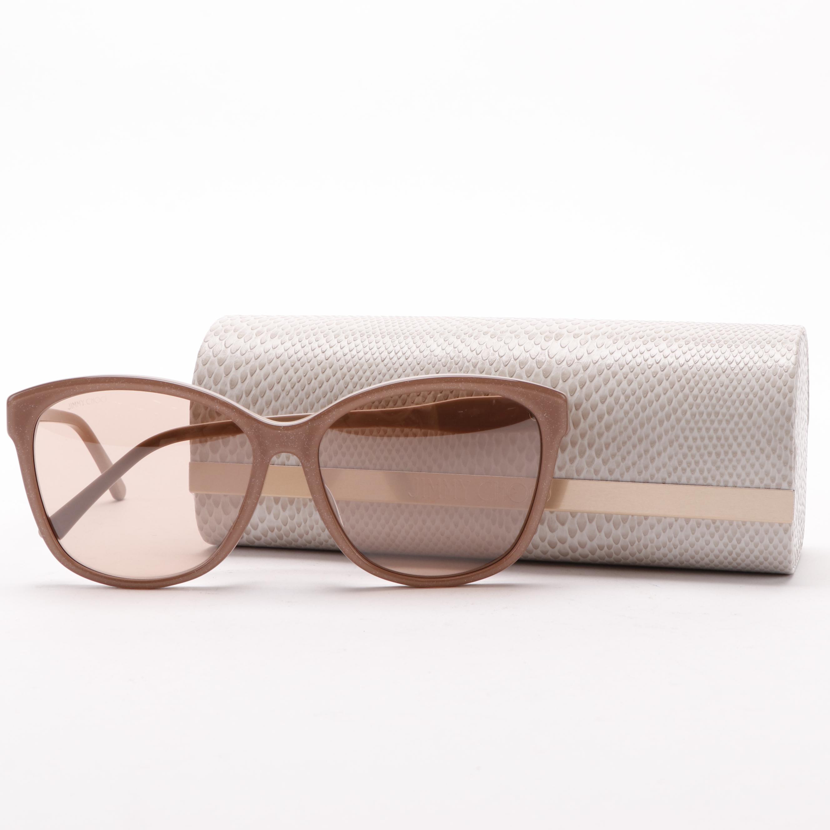 Jimmy Choo LIDIE/F/SK Nude Sunglasses with Case