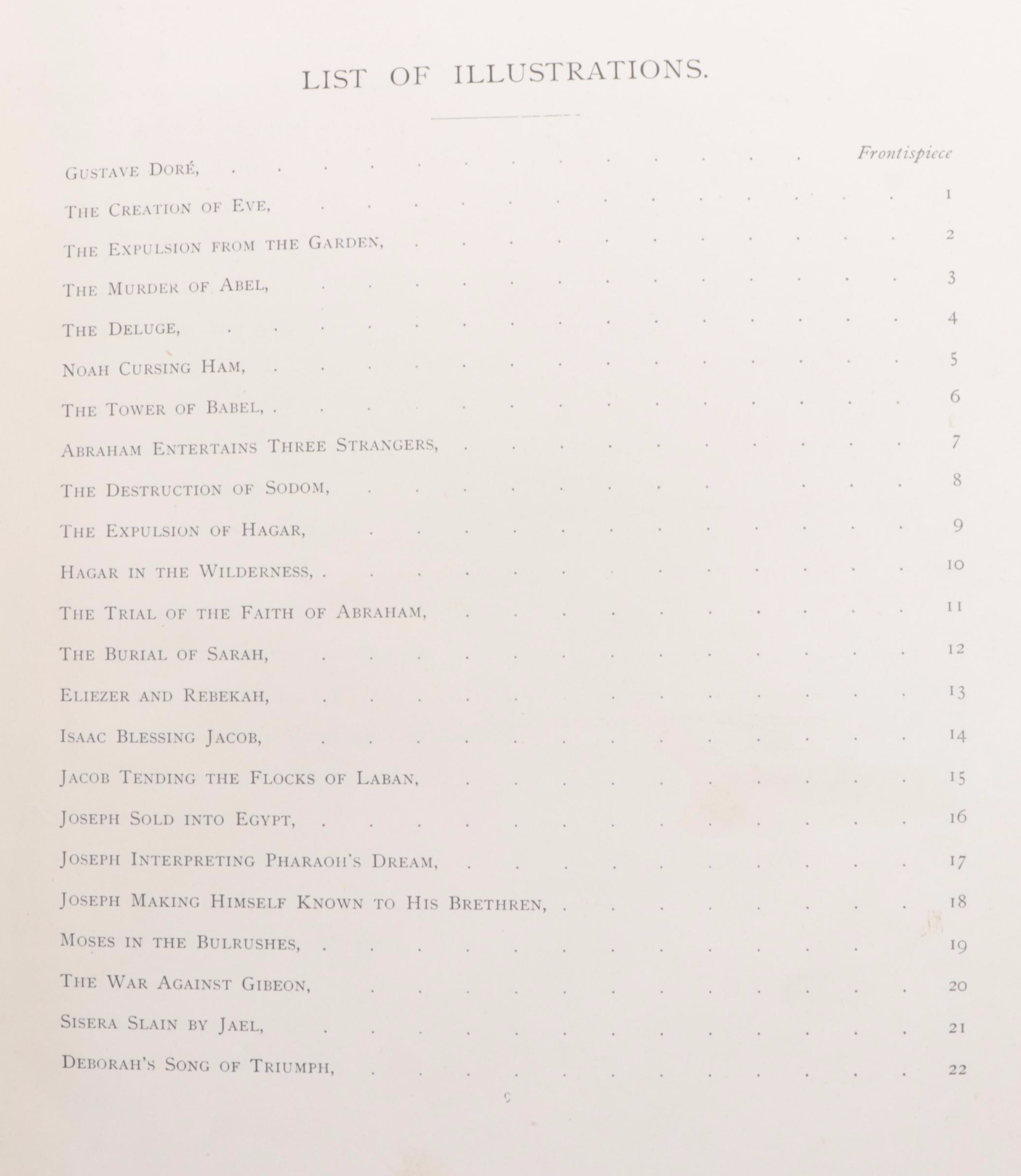 "The Doré Bible Gallery" Illustrated by Gustav Doré, 1888