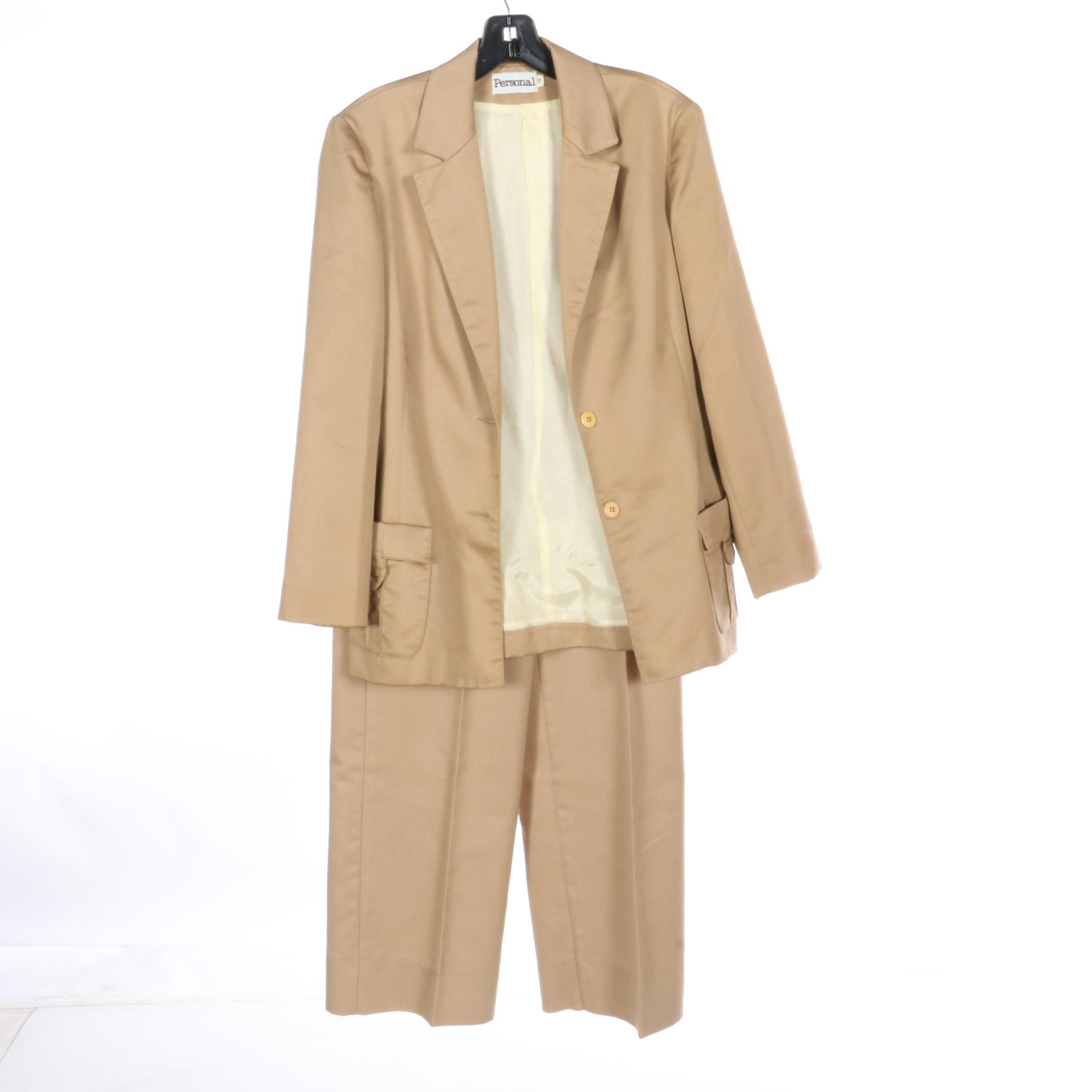 Fundamental Things Suit, Personal Khaki and Perception Washable Suede Pant Suits
