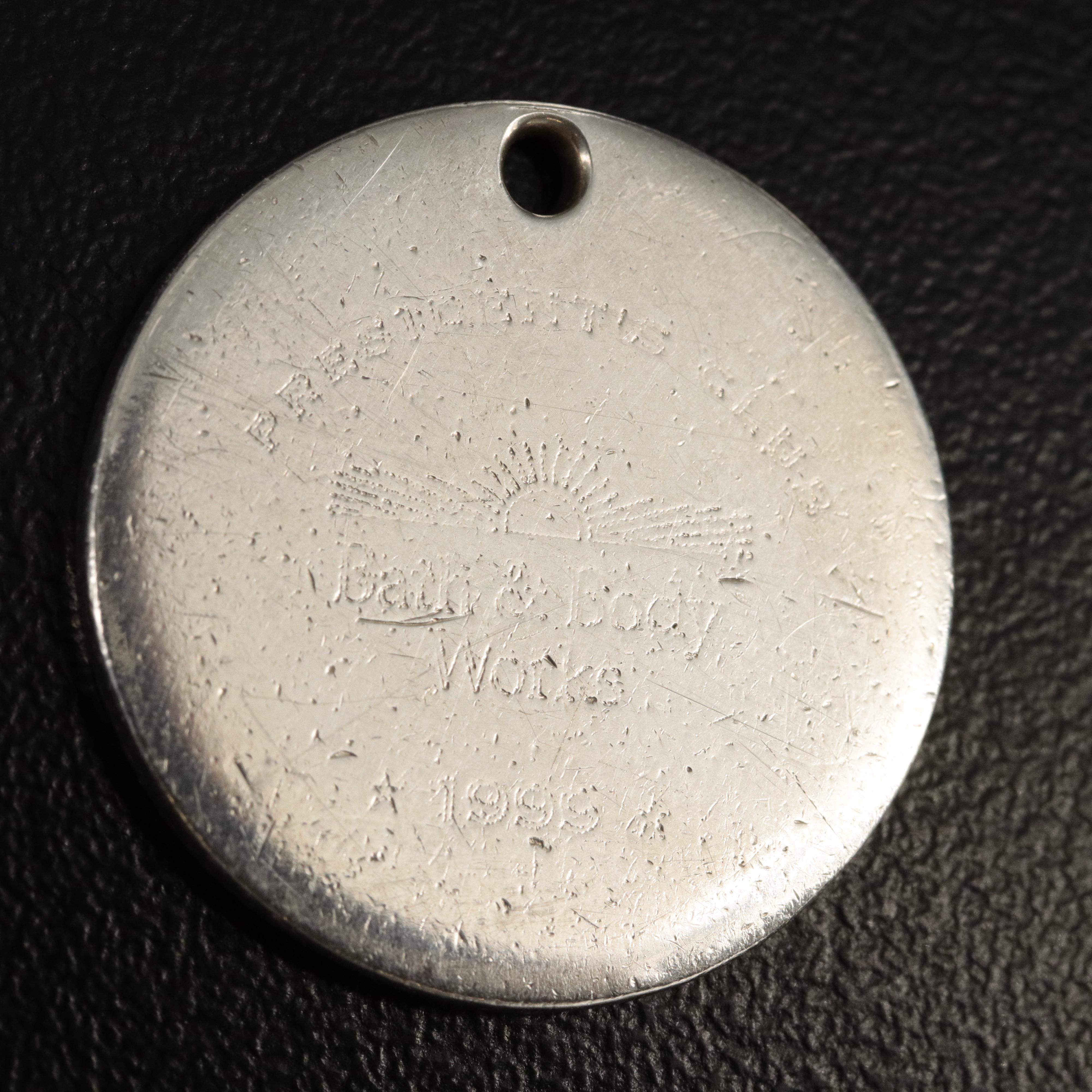 Tiffany & Co. "Return to Tiffany" Sterling Commemorative Pendant