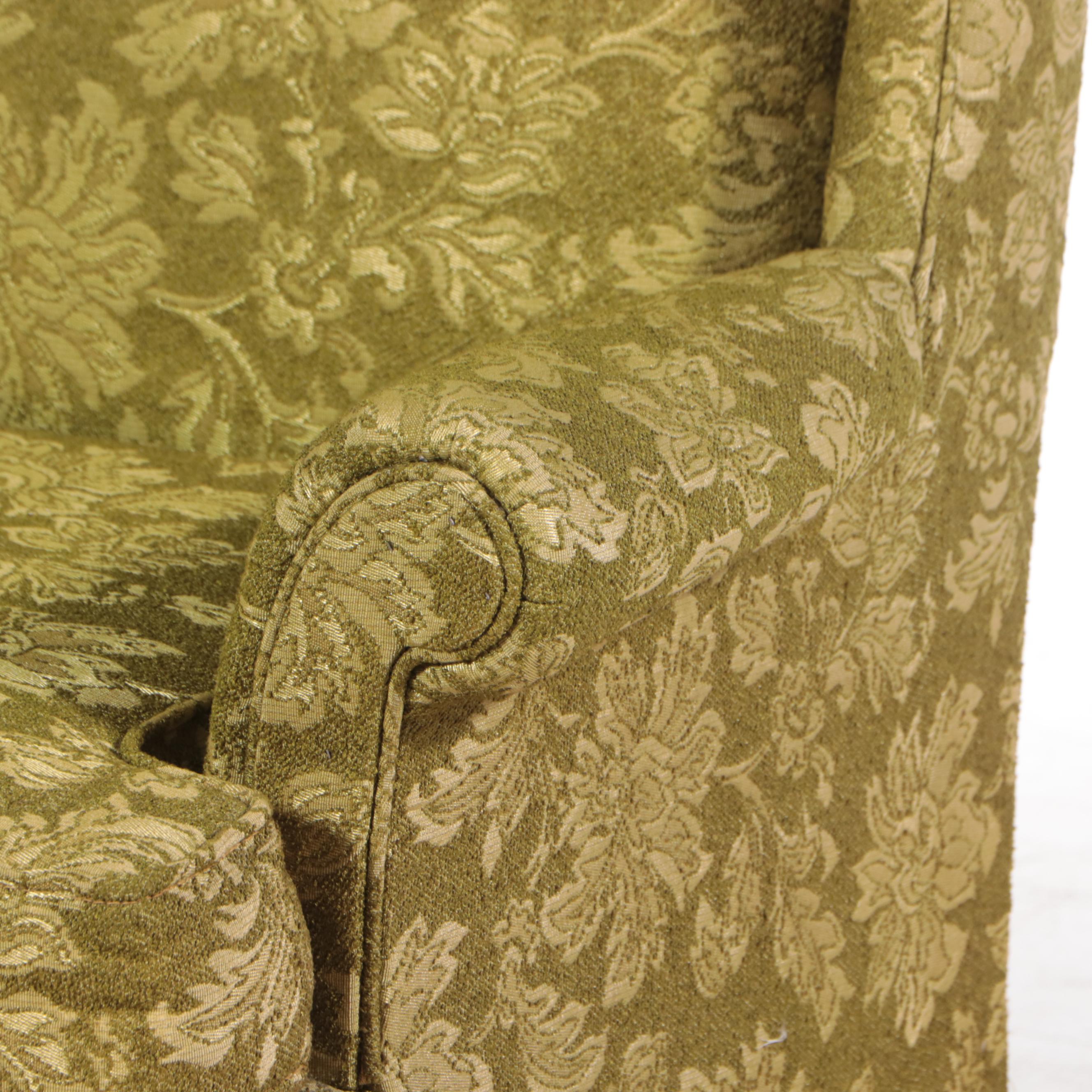 Kroehler Citatation Custom-Upholstered Wingback Armchair